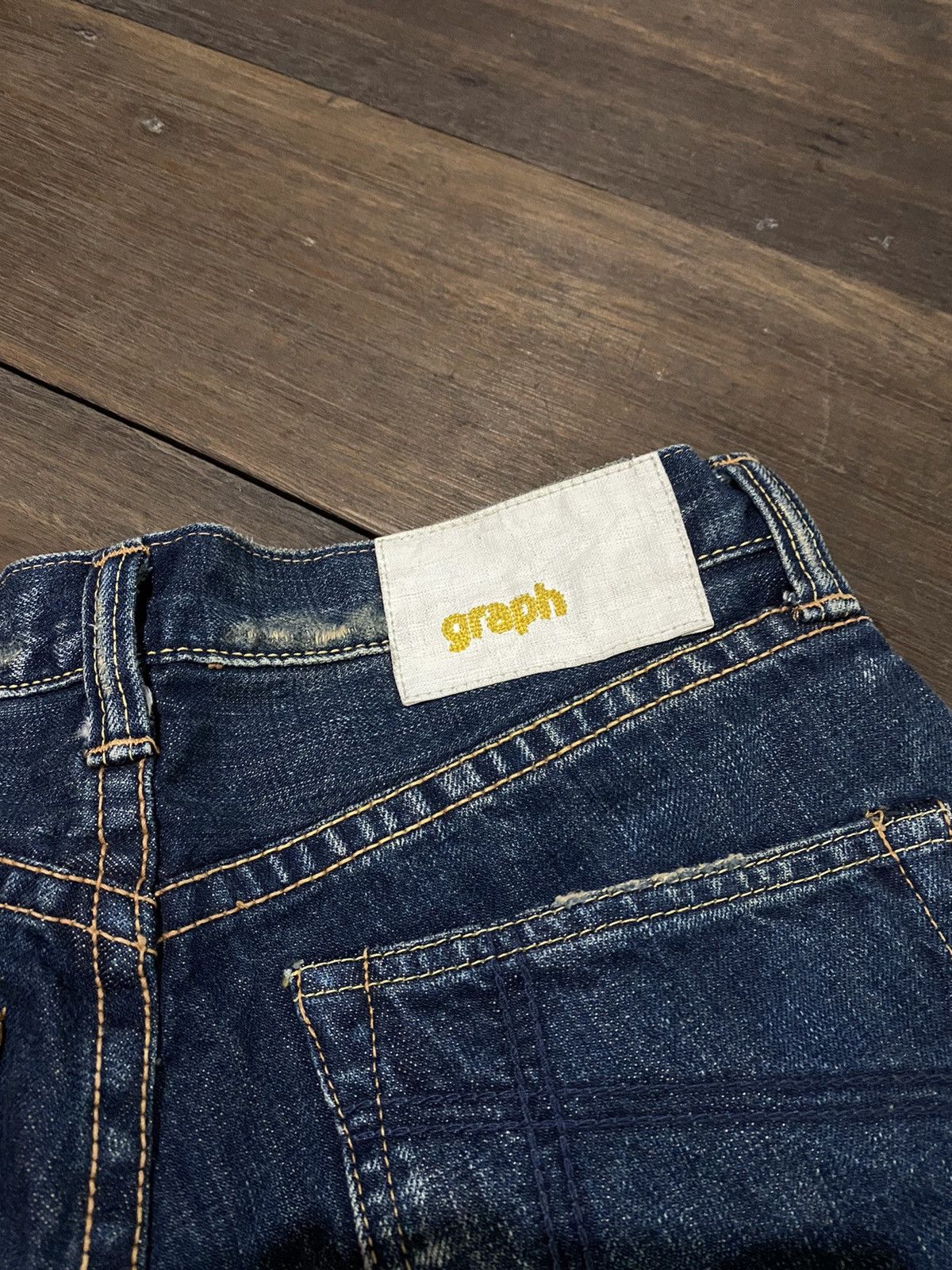 Japanese Brand 🖤BLACKFRIDAY🖤Vintage graph denim Size US 30 / EU 46 - 7 Thumbnail