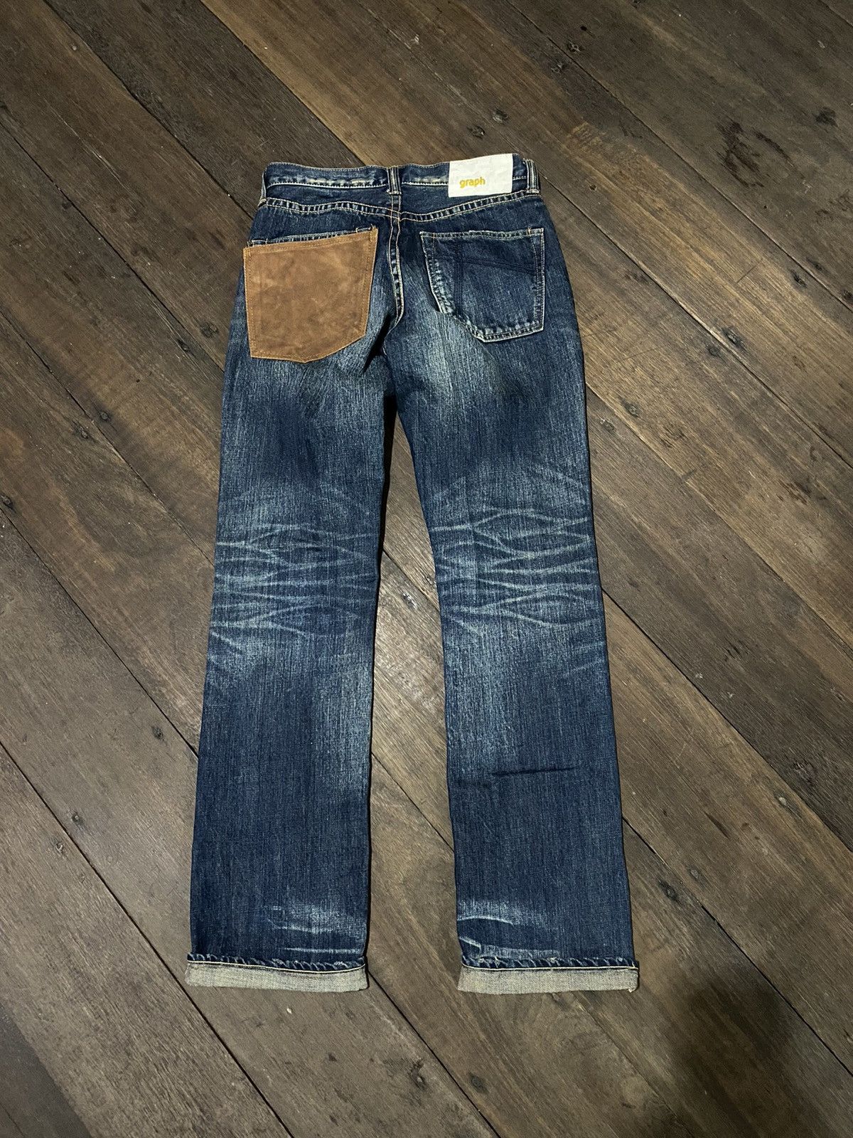 Japanese Brand 🖤BLACKFRIDAY🖤Vintage graph denim Size US 30 / EU 46 - 1 Thumbnail
