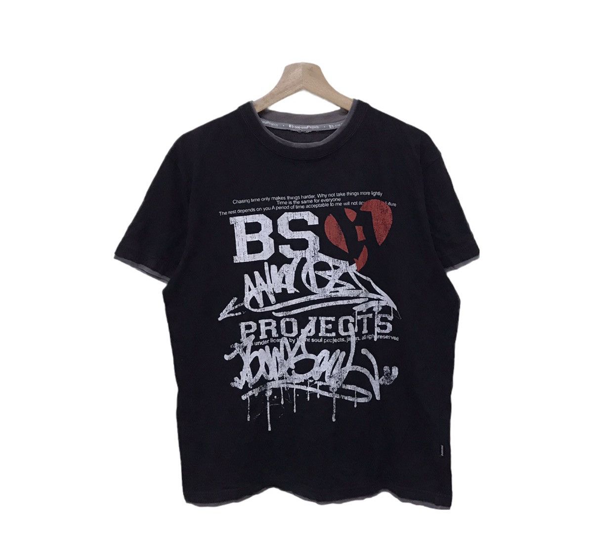 Japanese Brand Vintage Streetwear B One Soul Project T Shirt Size US M / EU 48-50 / 2 - 1 Thumbnail