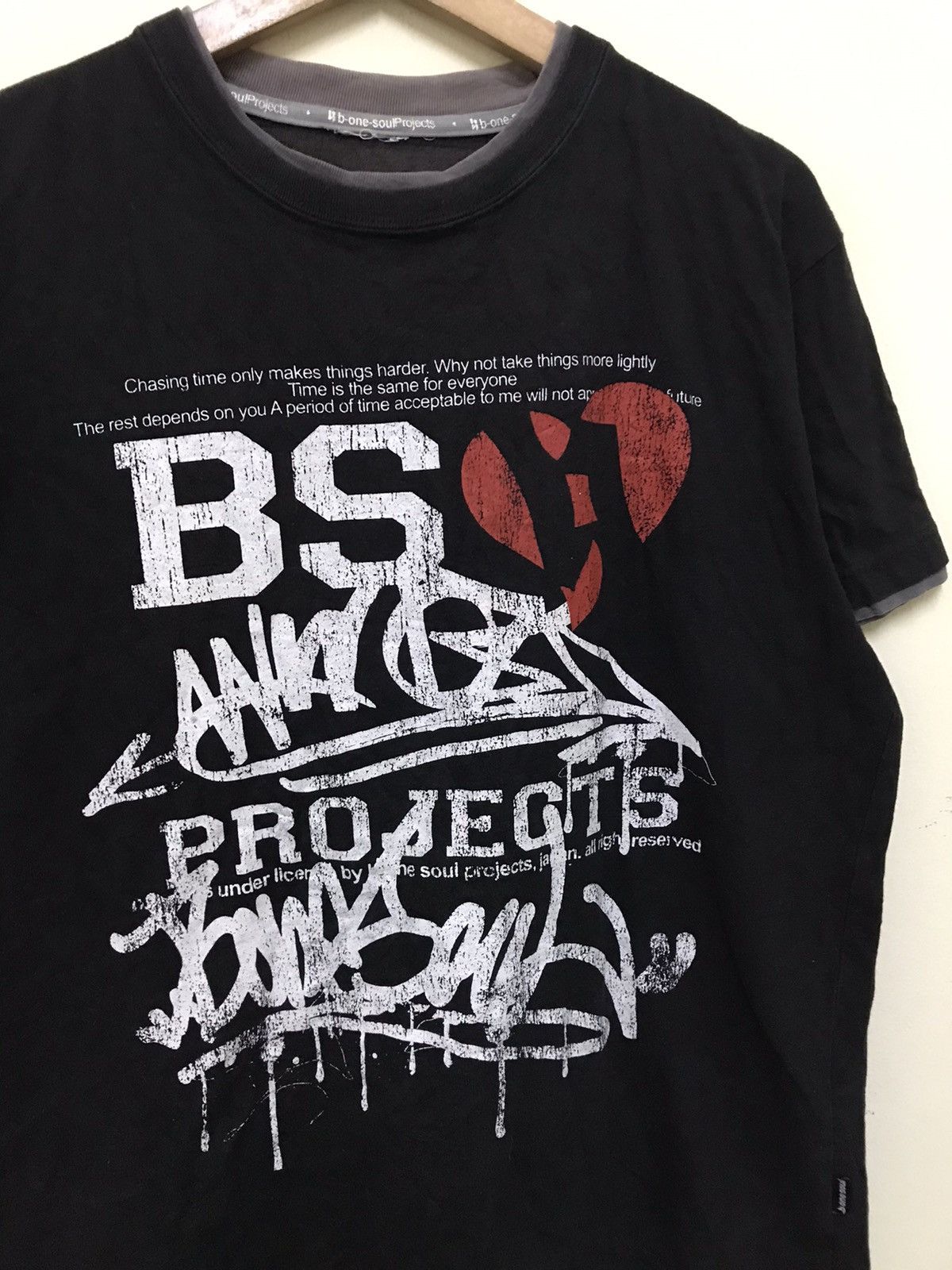 Japanese Brand Vintage Streetwear B One Soul Project T Shirt Size US M / EU 48-50 / 2 - 3 Thumbnail