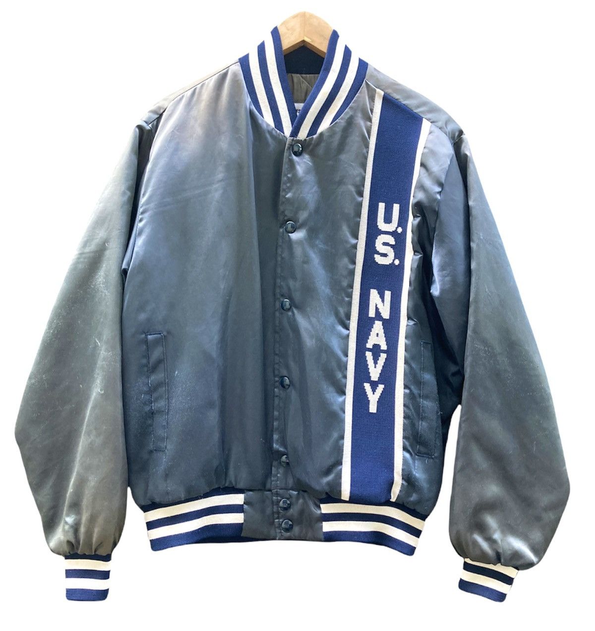 Military Vintage US Navy Varsity Jacket | Grailed