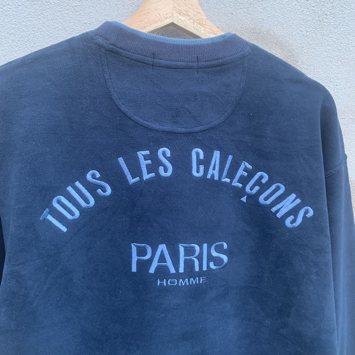 TOUS × Vintage Tous Les Colecons Homme Spell Out Pullover Sweatshirts Size US L / EU 52-54 / 3 - 7 Thumbnail