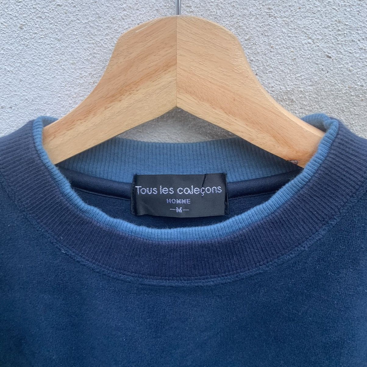 TOUS × Vintage Tous Les Colecons Homme Spell Out Pullover Sweatshirts Size US L / EU 52-54 / 3 - 5 Thumbnail
