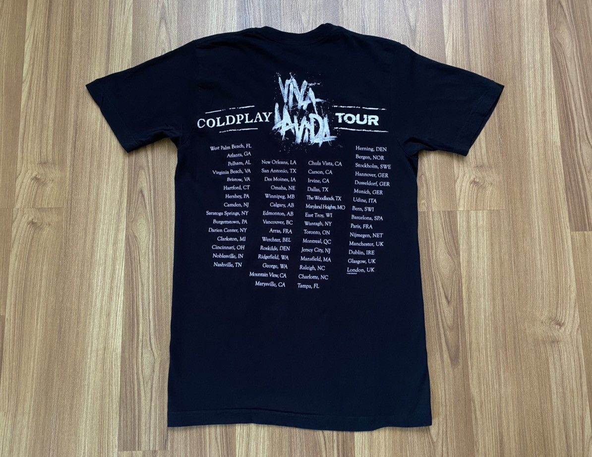 Band Tees Coldplay Viva La Vida Tour 2009 T Shirt Tee Size S Size US S / EU 44-46 / 1 - 3 Thumbnail