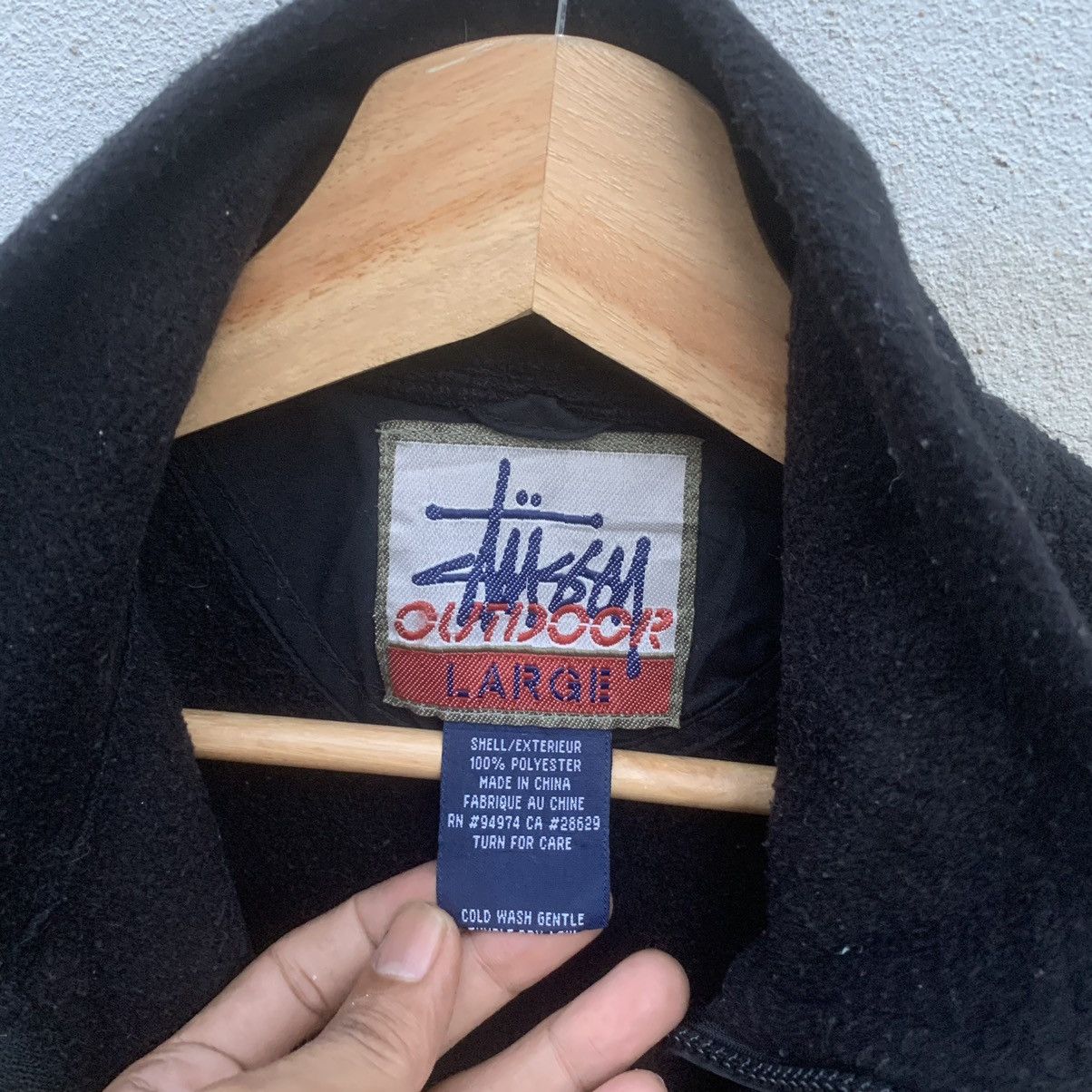 Stussy STEALS 💥 Vintage Stussy x Outdoor Zipper Jacket Size US L / EU 52-54 / 3 - 9 Thumbnail