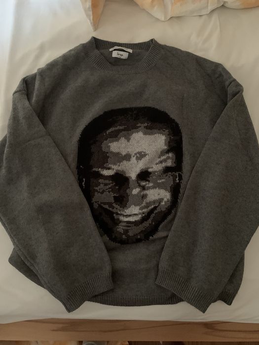 Japanese Brand Gleb Kostin solution Aphex Twin Mask Sweater | Grailed