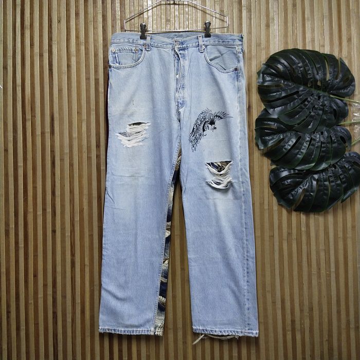 Levi's Vintage 90s Levis 501 Custom Reconstruction Jeans | Grailed