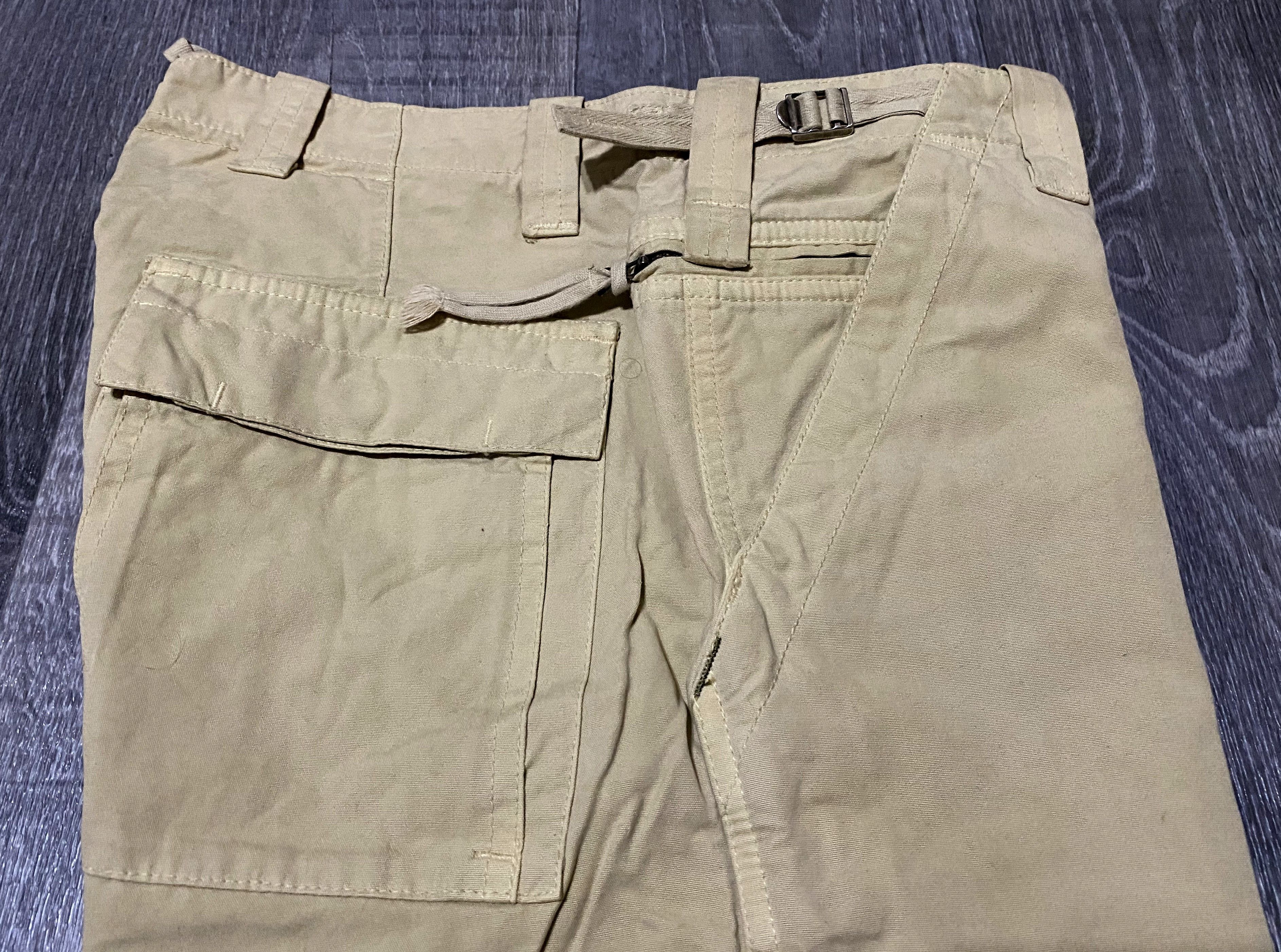 Napapijri Vintage Napapijri Sand Cotton Cargo Combat Pants Trousers Size US 30 / EU 46 - 12 Thumbnail