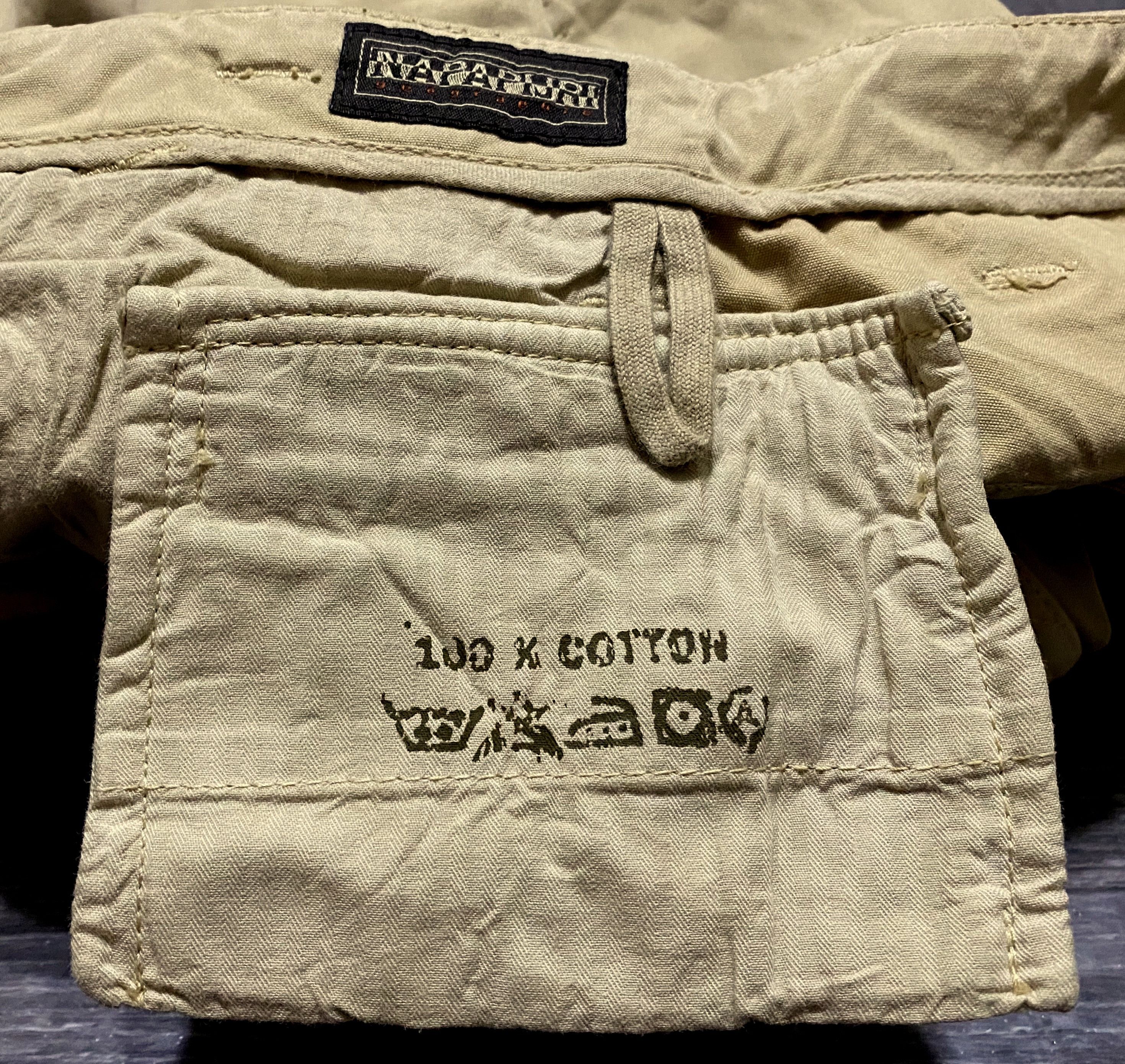 Napapijri Vintage Napapijri Sand Cotton Cargo Combat Pants Trousers Size US 30 / EU 46 - 7 Thumbnail