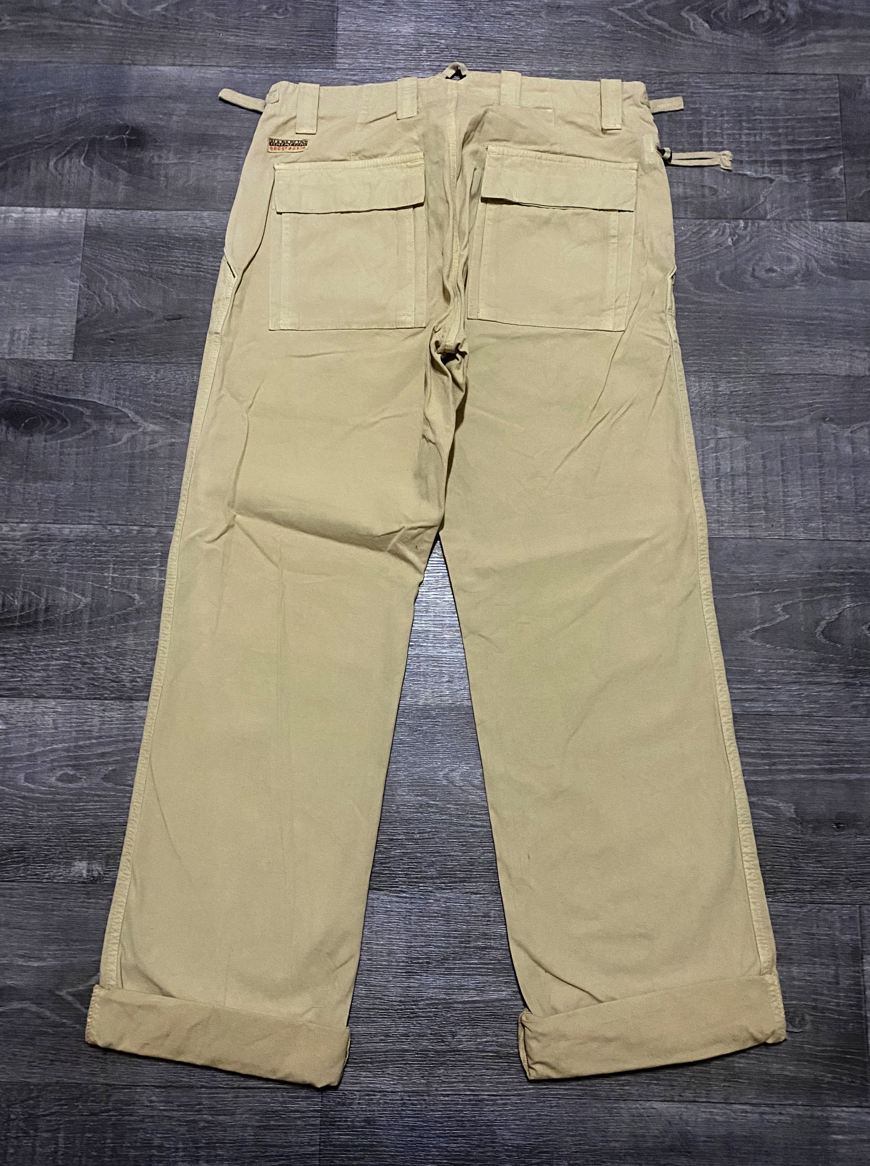Napapijri Vintage Napapijri Sand Cotton Cargo Combat Pants Trousers Size US 30 / EU 46 - 3 Thumbnail