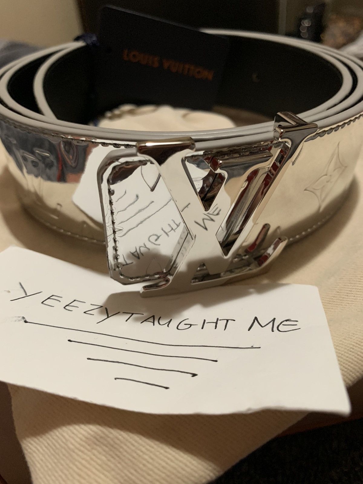 louis vuitton mirror belt