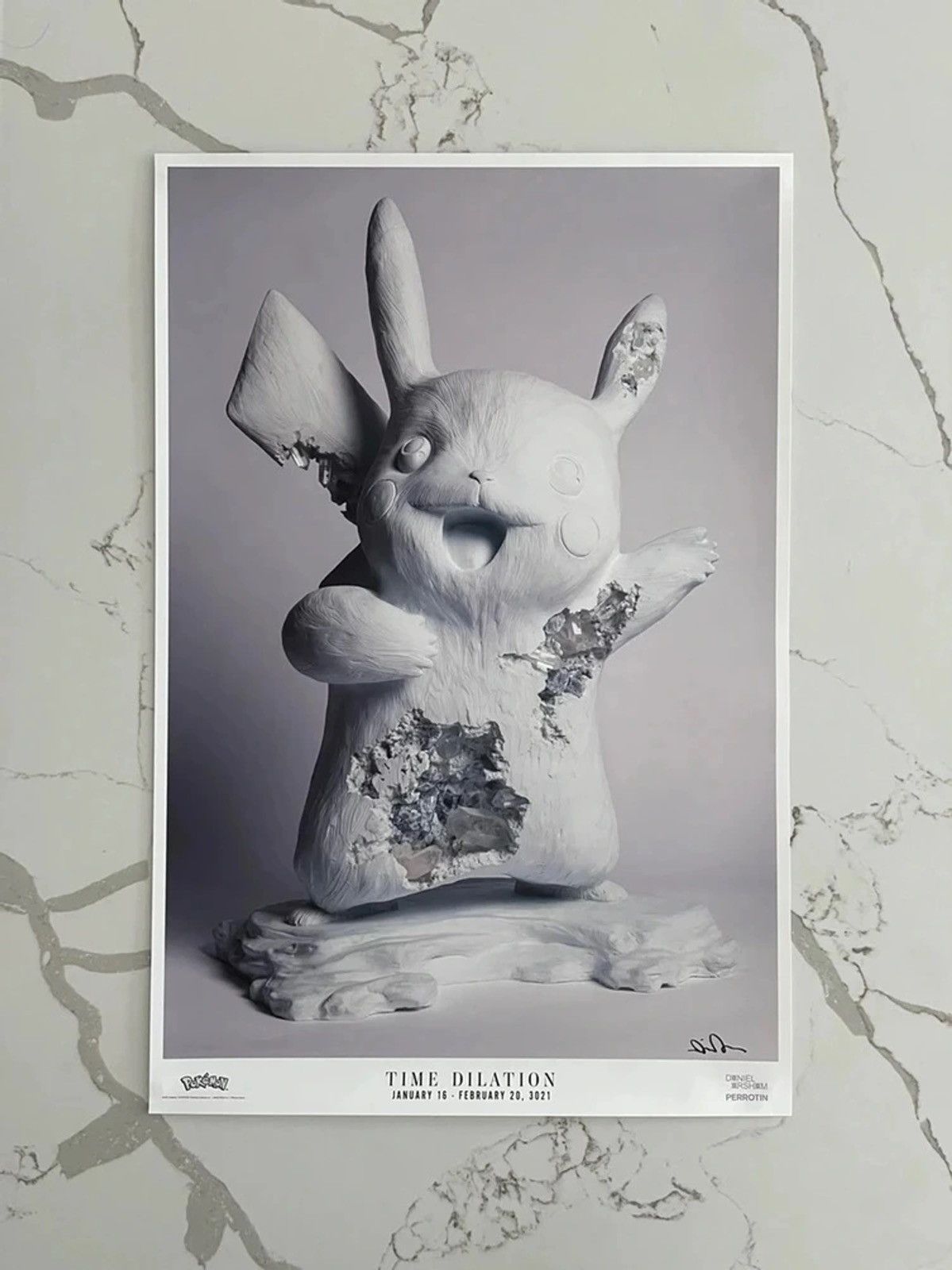 Daniel Arsham Pokémon Daniel Arsham Poster Pikachu and Blastoise Size ONE SIZE - 1 Thumbnail