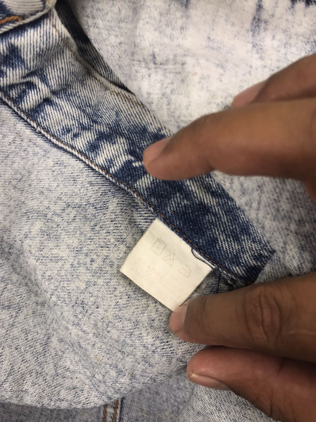 Vintage × Wrangler Vintage Distressed Denim Wrangler Jacket Size US L / EU 52-54 / 3 - 11 Thumbnail