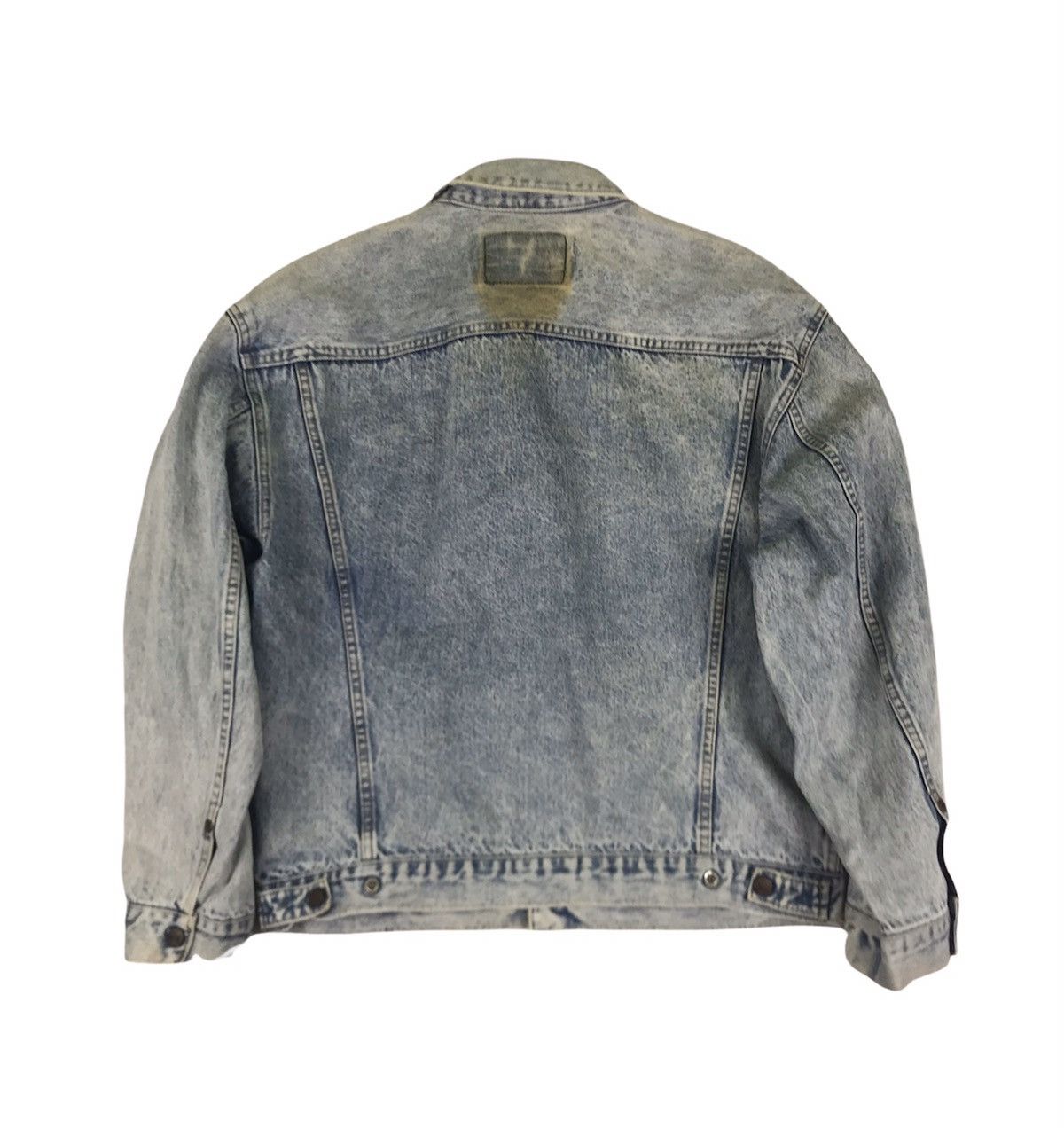 Vintage × Wrangler Vintage Distressed Denim Wrangler Jacket Size US L / EU 52-54 / 3 - 6 Thumbnail