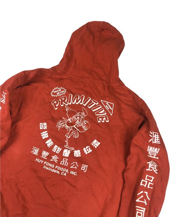 Primitive x huy hotsell fong red hoodie