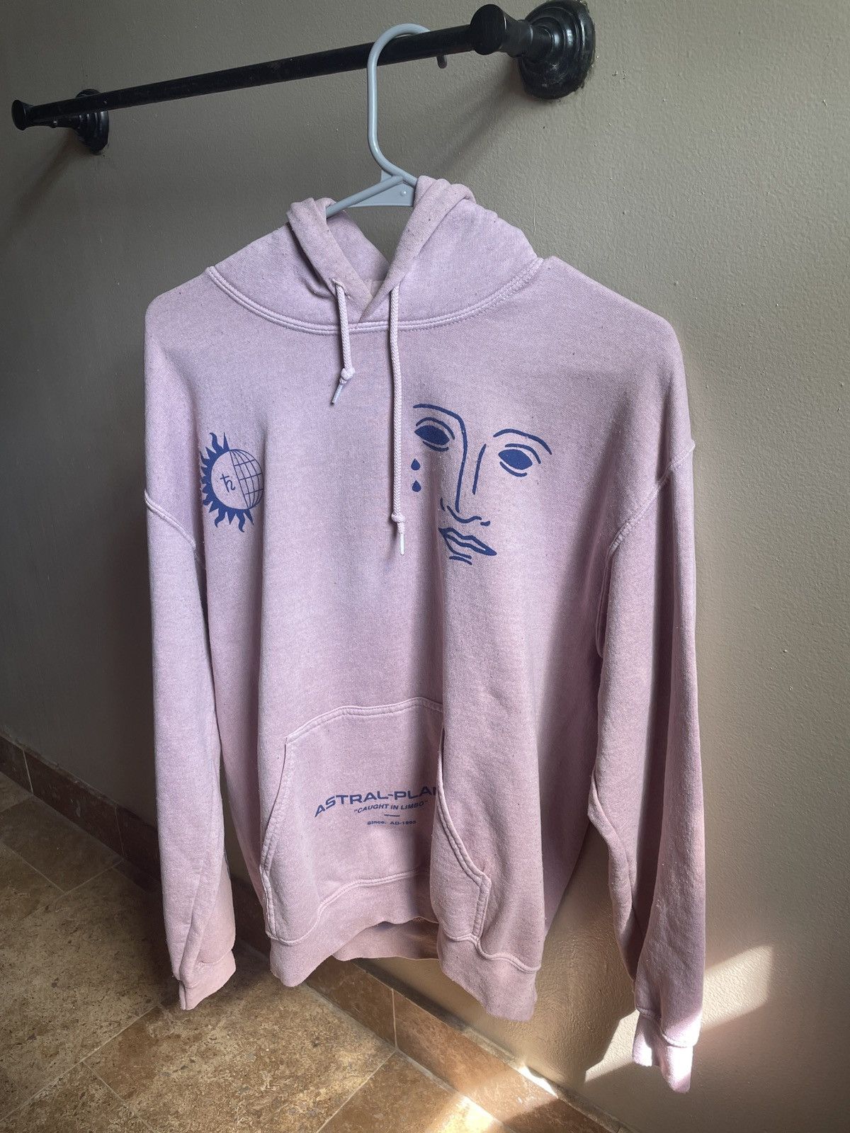 Astral planes hoodie pink sale