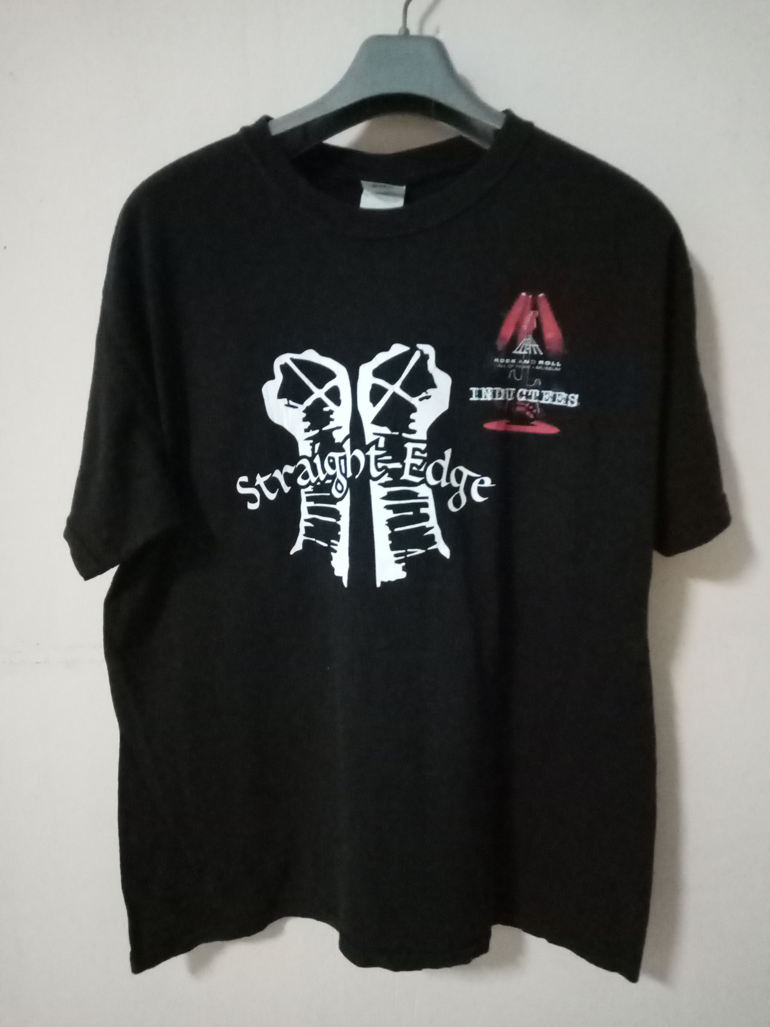 Band Tees Vintage Straight Edge Rock n Roll Hall of fame Concert tour Size US L / EU 52-54 / 3 - 1 Thumbnail