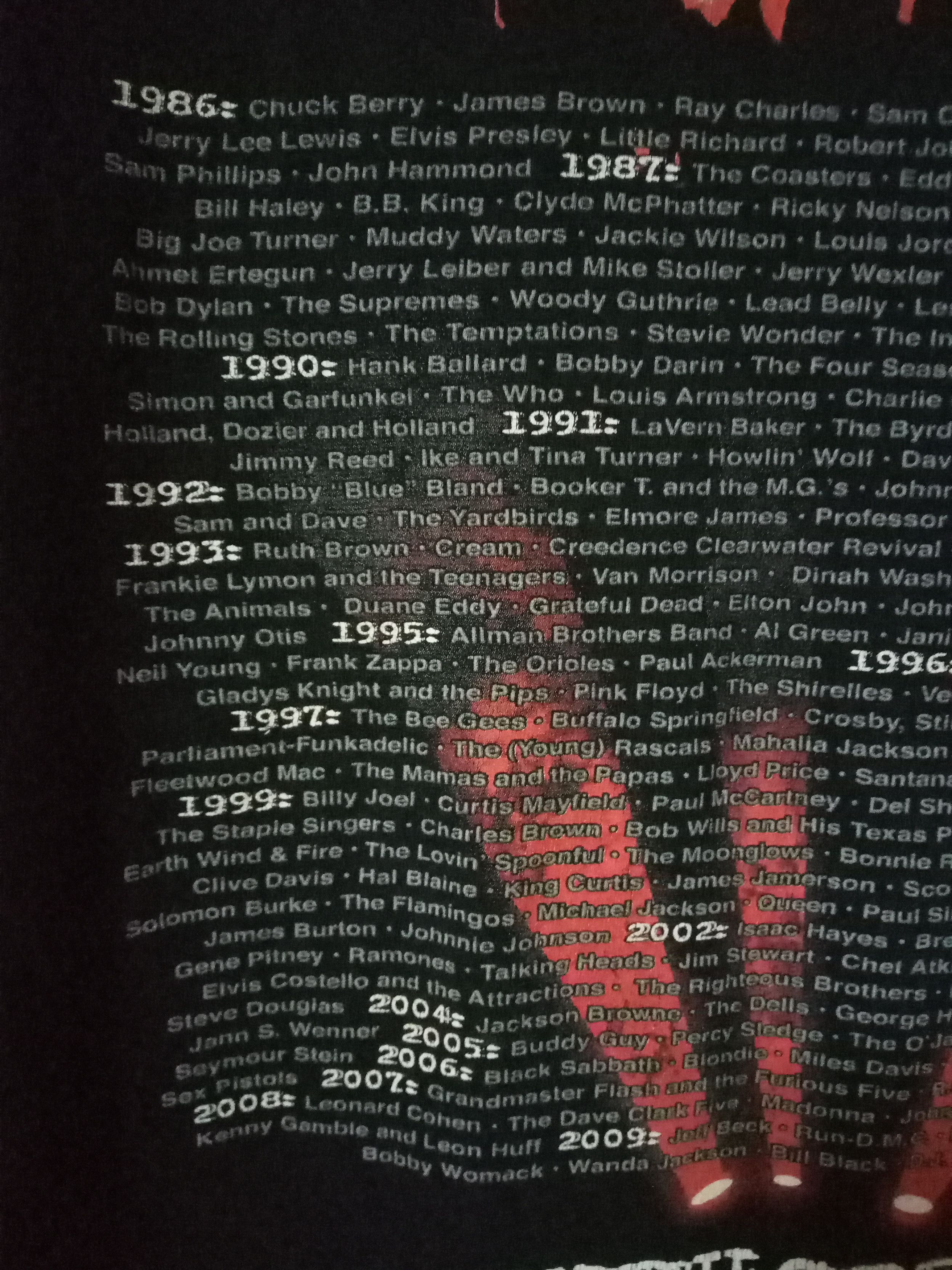 Band Tees Vintage Straight Edge Rock n Roll Hall of fame Concert tour Size US L / EU 52-54 / 3 - 7 Thumbnail
