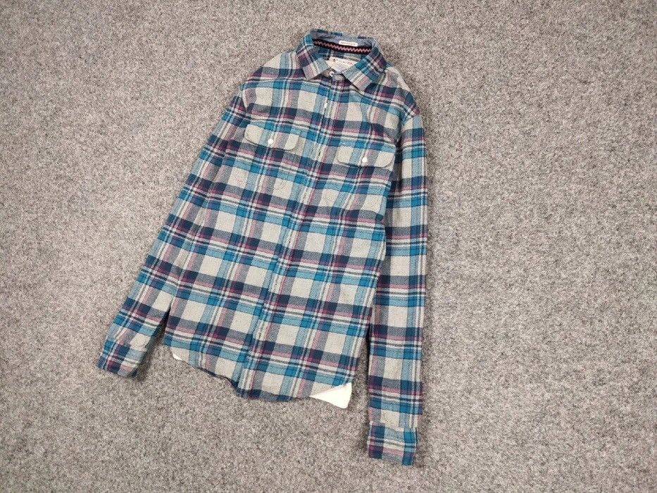 Flannel Vintage Flannel Shirt Plaid Checkered Travis Scott Style Size US S / EU 44-46 / 1 - 8 Thumbnail
