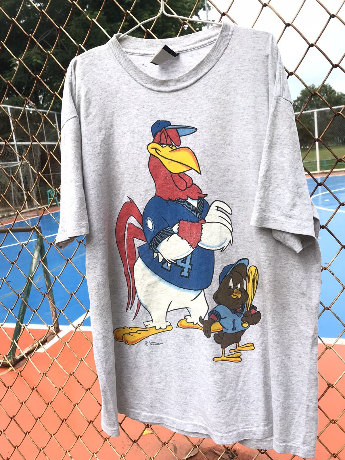 Vintage 90s Looney tunes Foghorn leghorn and Henery Hawk XL