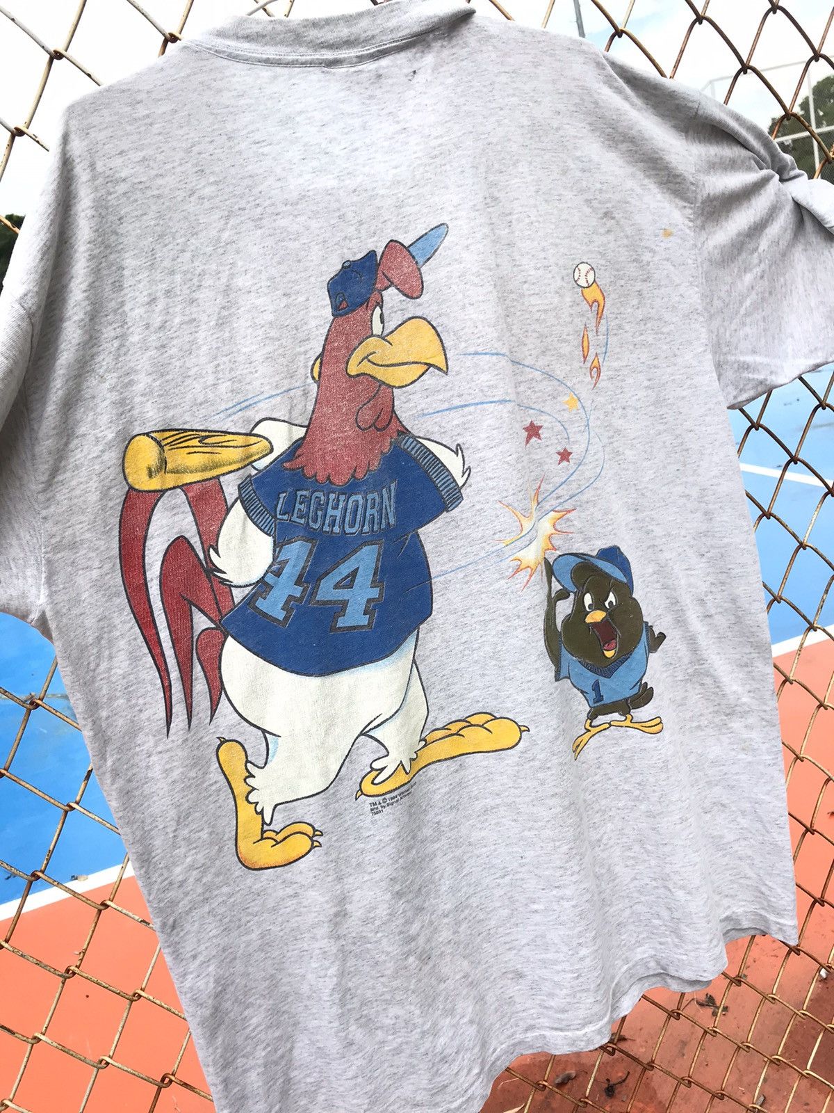 Vintage 90s Looney tunes Foghorn leghorn and Henery Hawk XL
