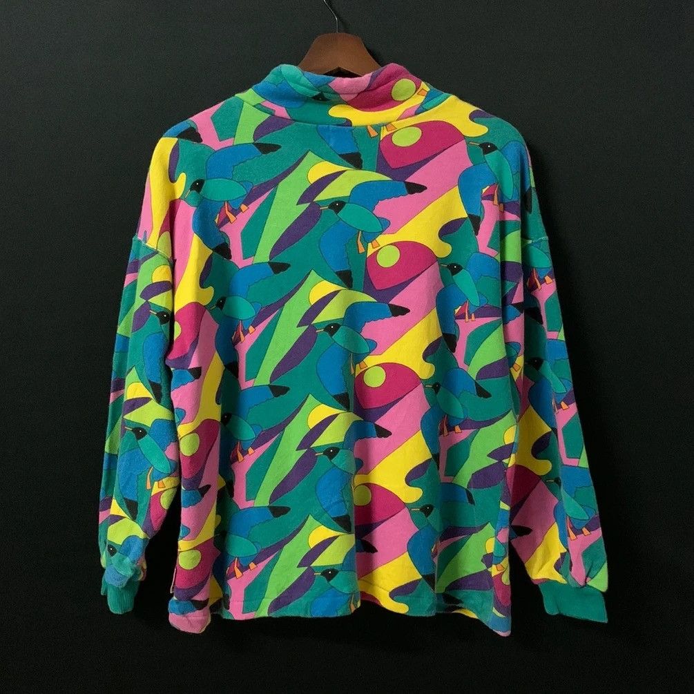 Japanese Brand Japanese Express By Nubou Ikeda Multi Color Crop Sweater Size US M / EU 48-50 / 2 - 4 Thumbnail