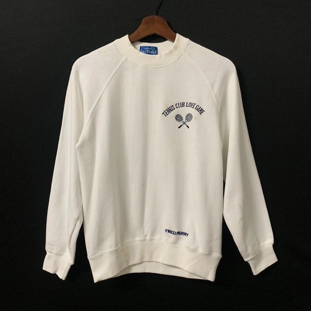 Fred Perry × Vintage Vintage Fred Perry Embroidery Spell Out Pullover Sweatshirts Size US S / EU 44-46 / 1 - 1 Thumbnail