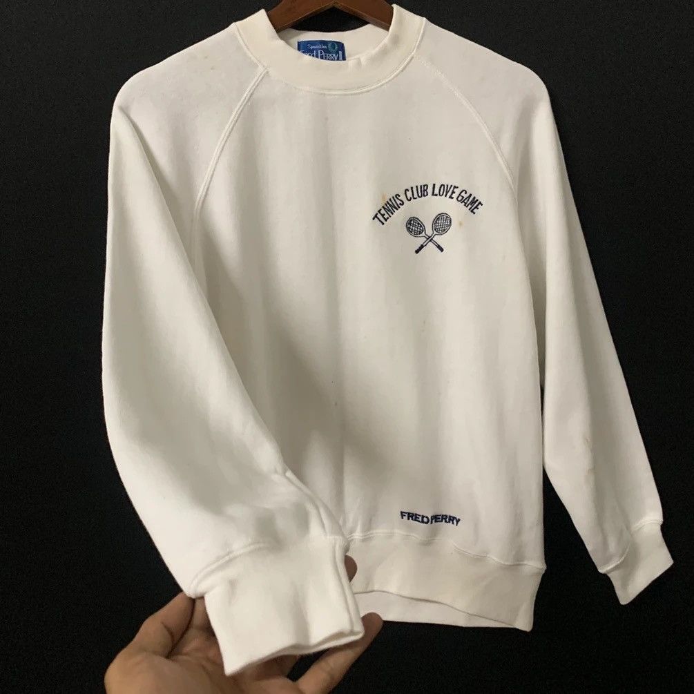 Fred Perry × Vintage Vintage Fred Perry Embroidery Spell Out Pullover Sweatshirts Size US S / EU 44-46 / 1 - 5 Thumbnail