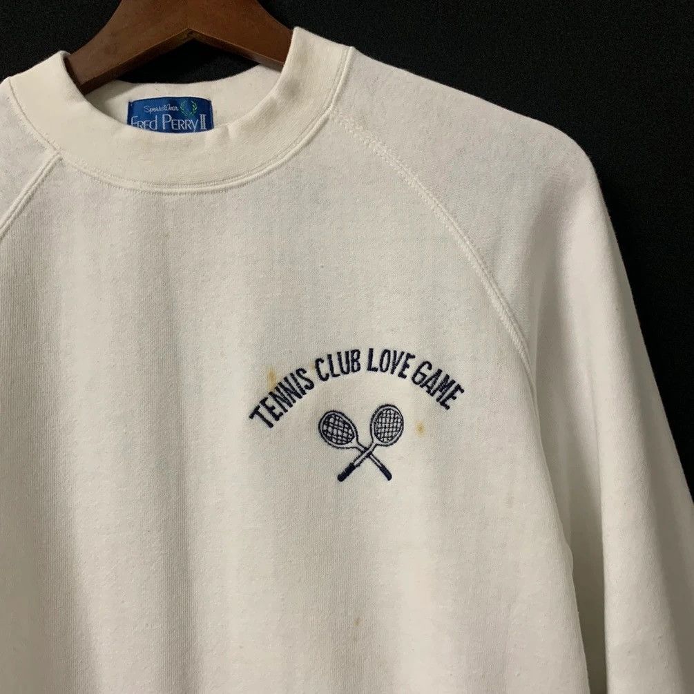 Fred Perry × Vintage Vintage Fred Perry Embroidery Spell Out Pullover Sweatshirts Size US S / EU 44-46 / 1 - 2 Thumbnail