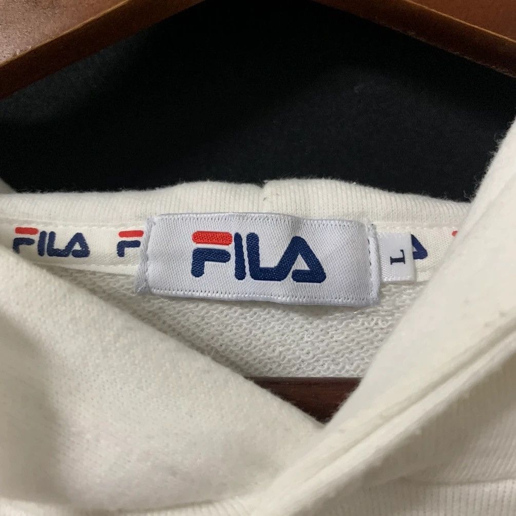 Fila Fila Big Logo Spell Out Hooded Pullover Sweater Sweatshirts Size US L / EU 52-54 / 3 - 9 Thumbnail
