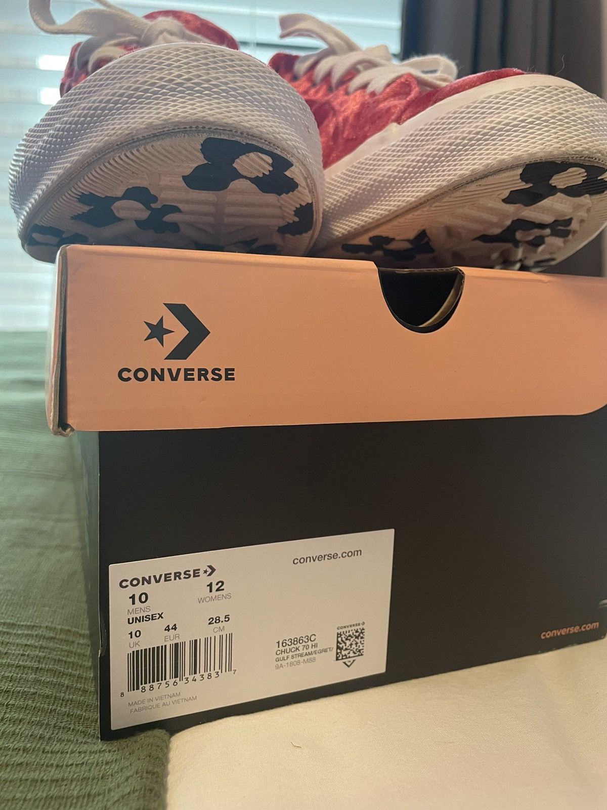 Converse × Golf Wang Golf Le Fleur x One Star Quilted Velvet Cherry Size US 10 / EU 43 - 5 Thumbnail