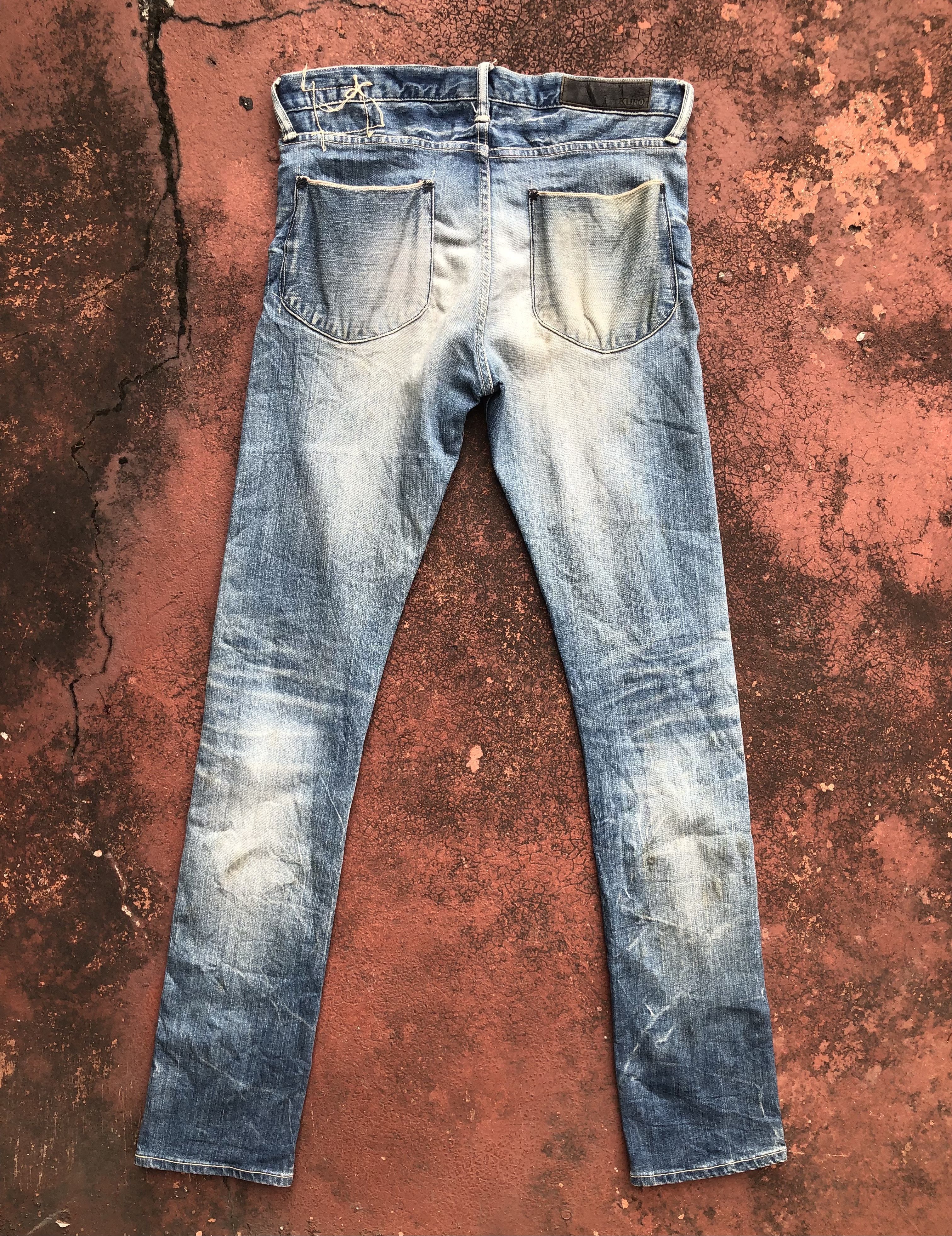 KURO JAPAN’S KURO SKINNY RAW SELVEDGE DENIM Size US 31 - 2 Thumbnail
