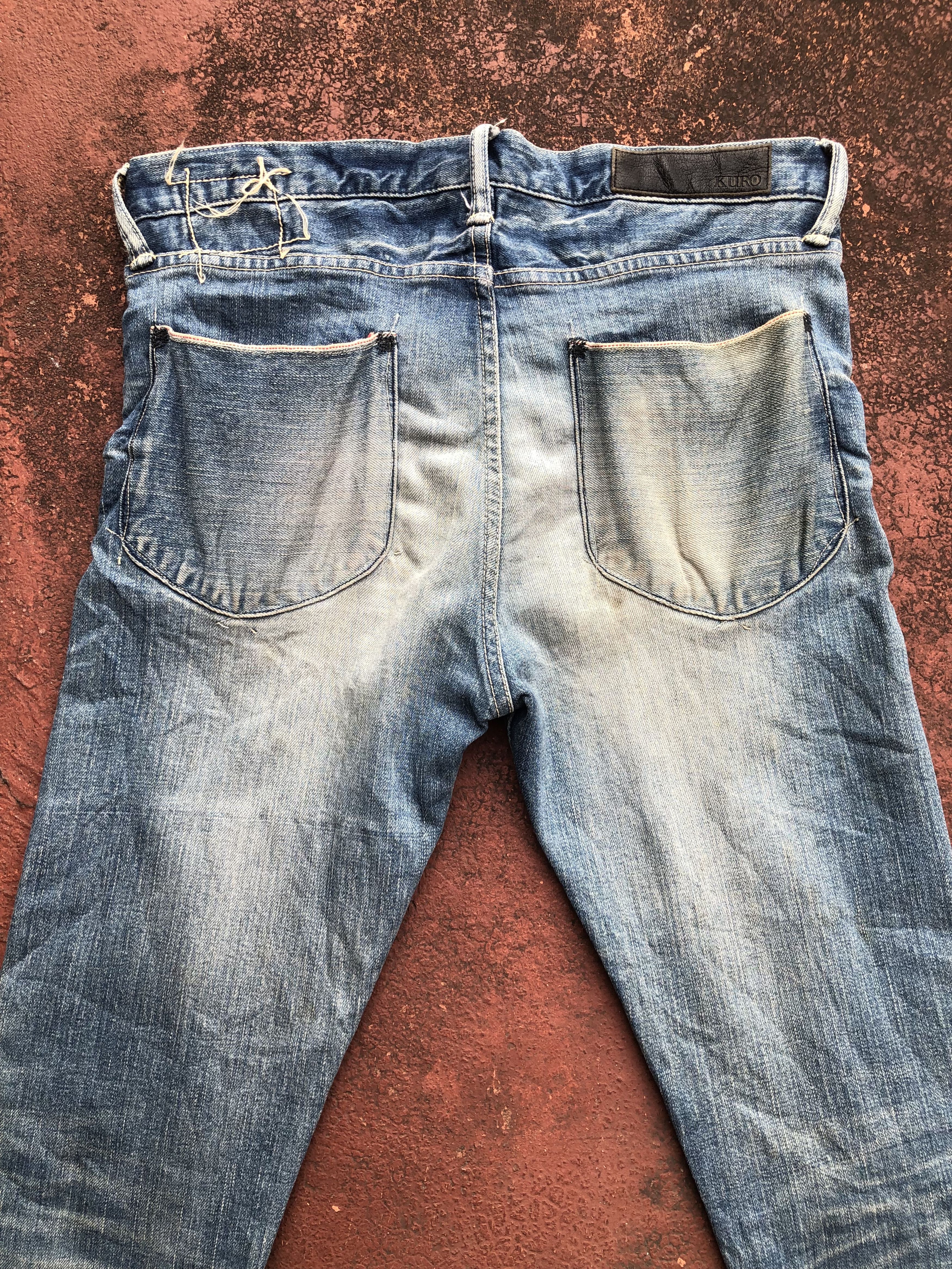 KURO JAPAN’S KURO SKINNY RAW SELVEDGE DENIM Size US 31 - 15 Thumbnail