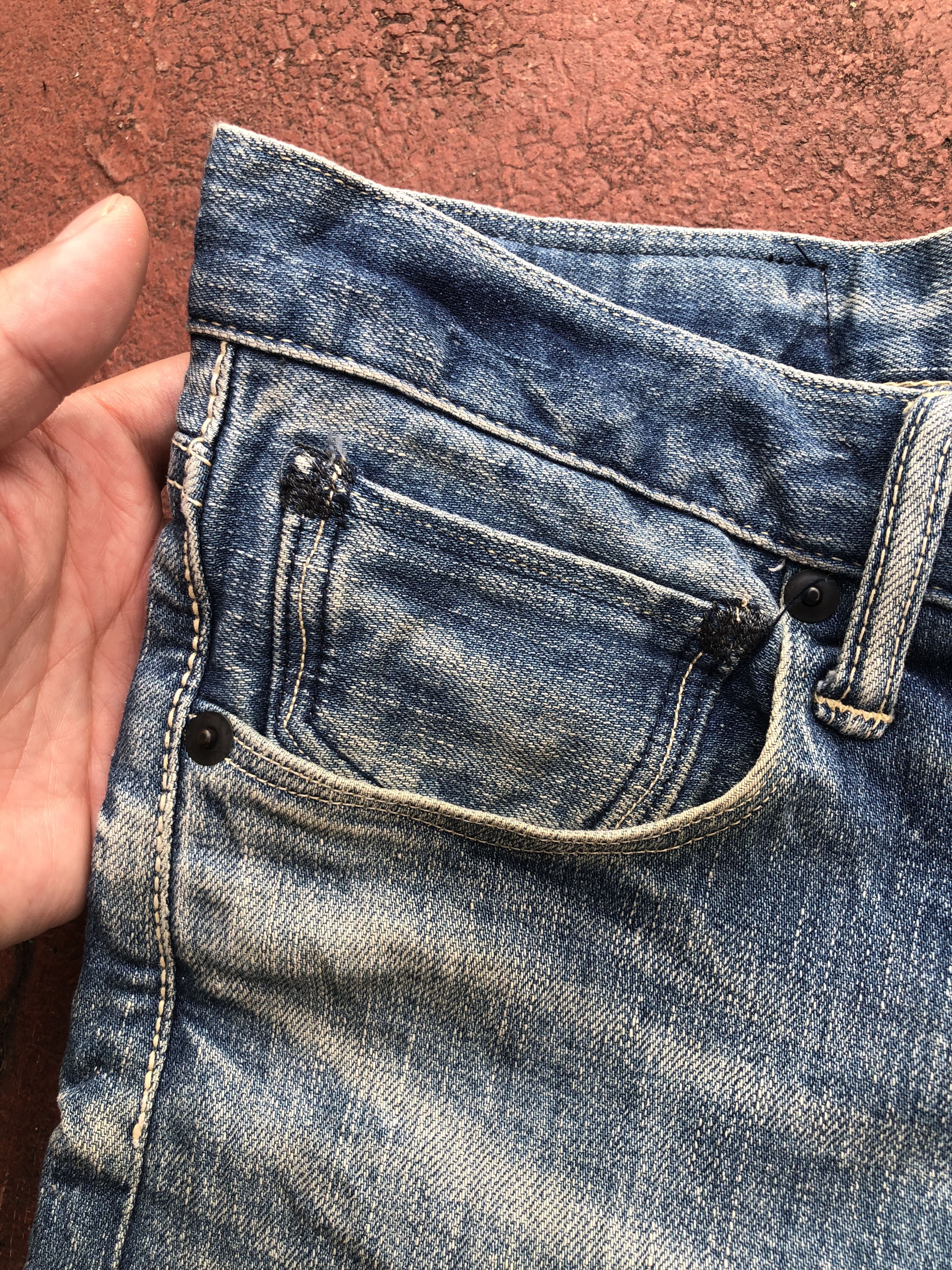 KURO JAPAN’S KURO SKINNY RAW SELVEDGE DENIM Size US 31 - 11 Thumbnail