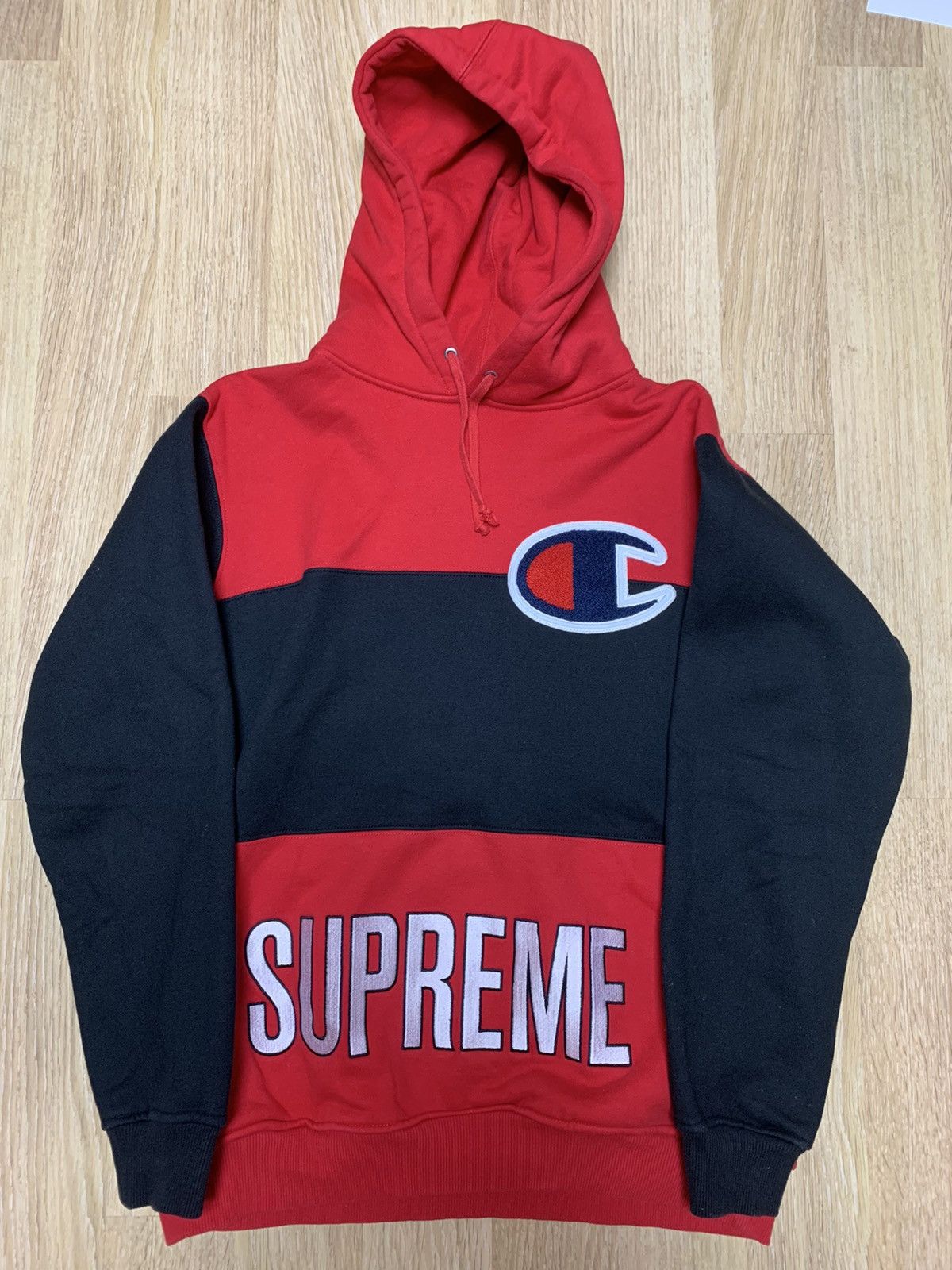 Supreme colorblock hoodie online