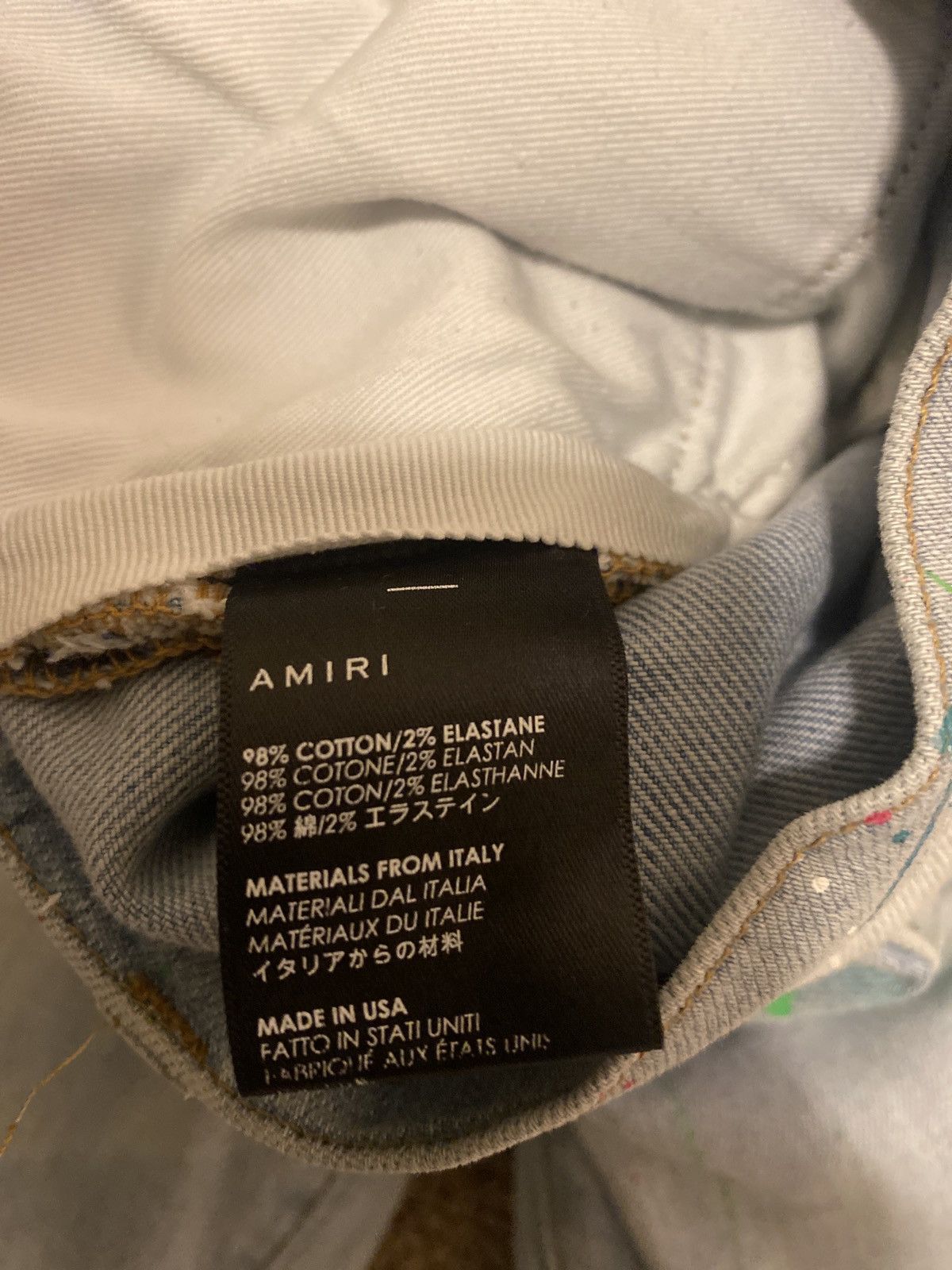 Amiri Amiri Jeans Size US 38 / EU 54 - 4 Thumbnail