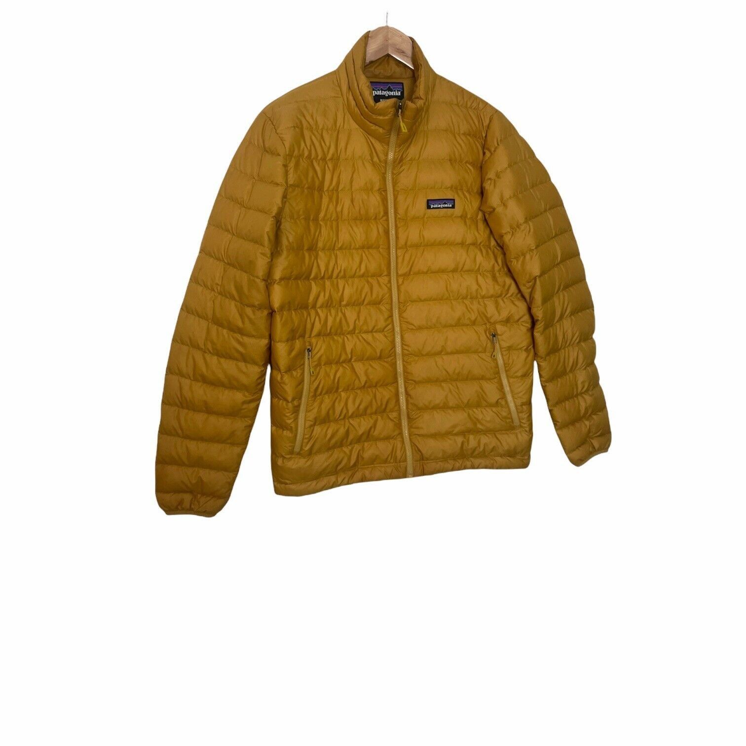 Mustard yellow patagonia jacket store