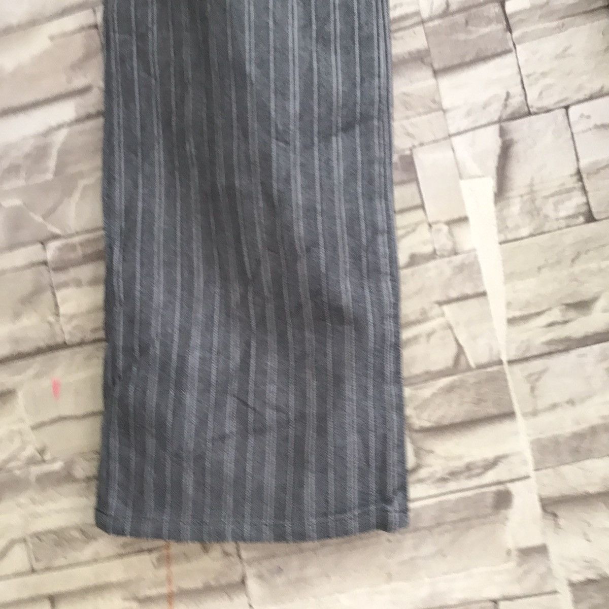 semanticdesign Semantic Design Pinstriped Denim Flare Jeans Size US 34 / EU 50 - 7 Thumbnail