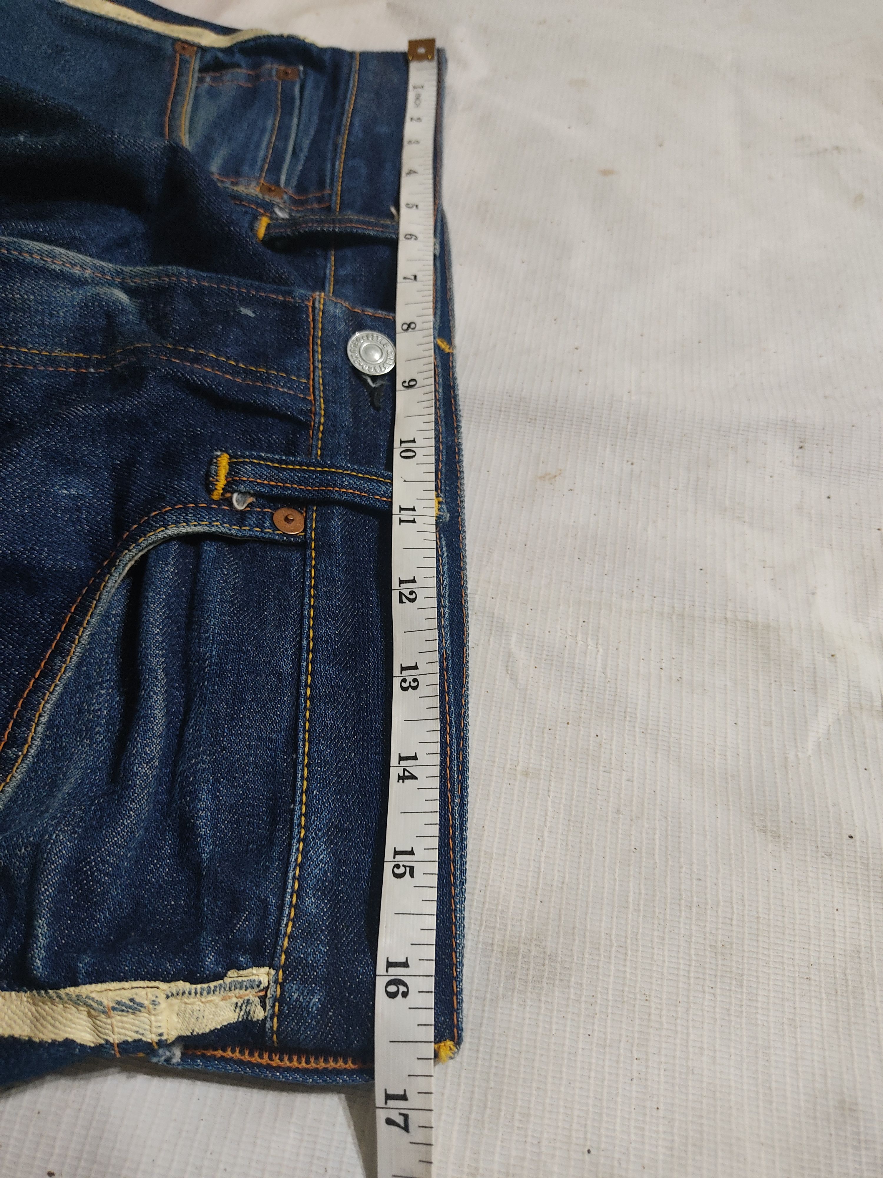 Evisu Evisu Yamane No 2 Selvedge Stripe Side Design Size US 32 / EU 48 - 13 Thumbnail