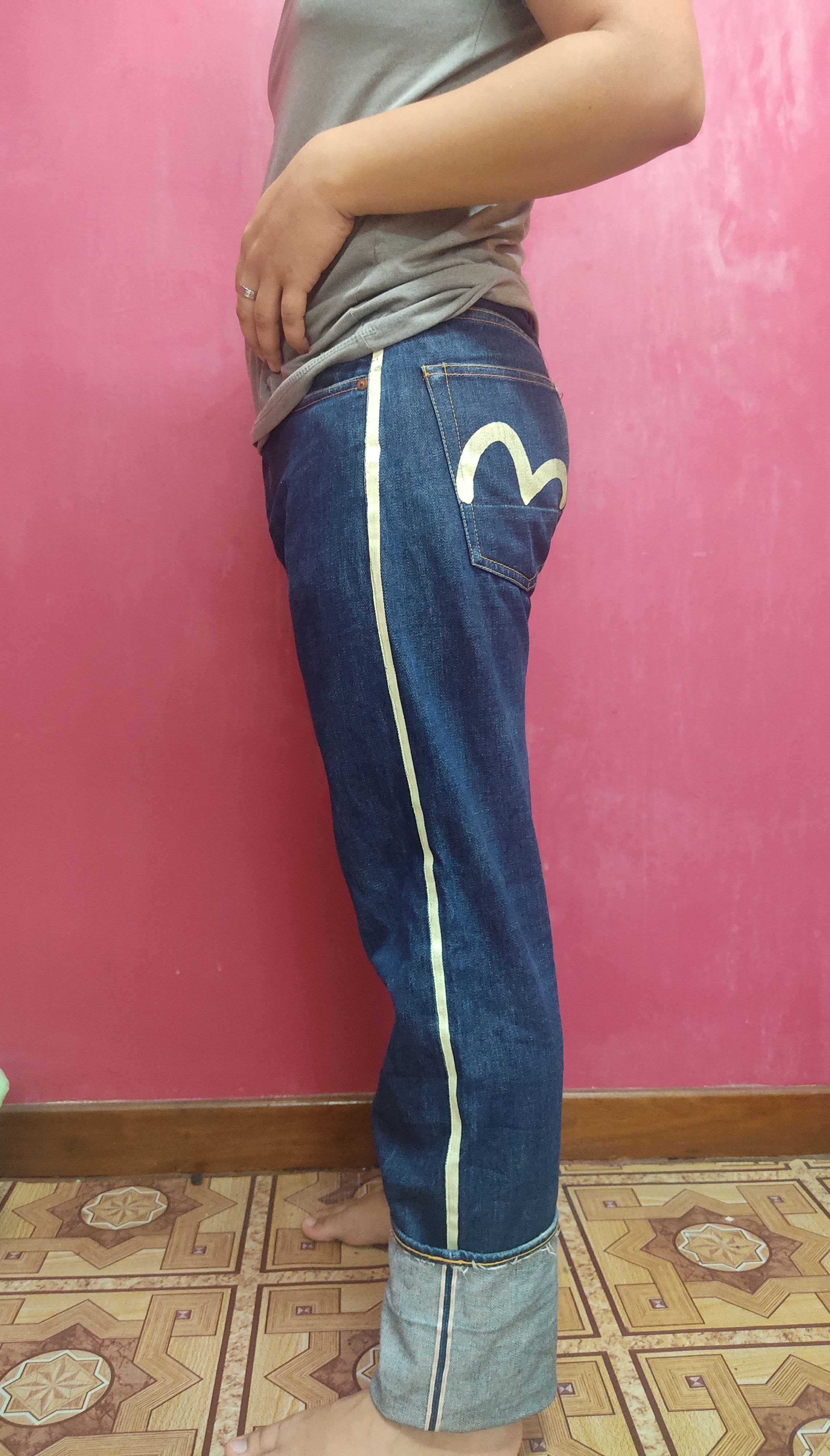 Evisu Evisu Yamane No 2 Selvedge Stripe Side Design Size US 32 / EU 48 - 16 Thumbnail