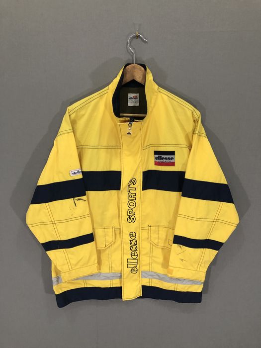 Ellesse yellow outlet jacket