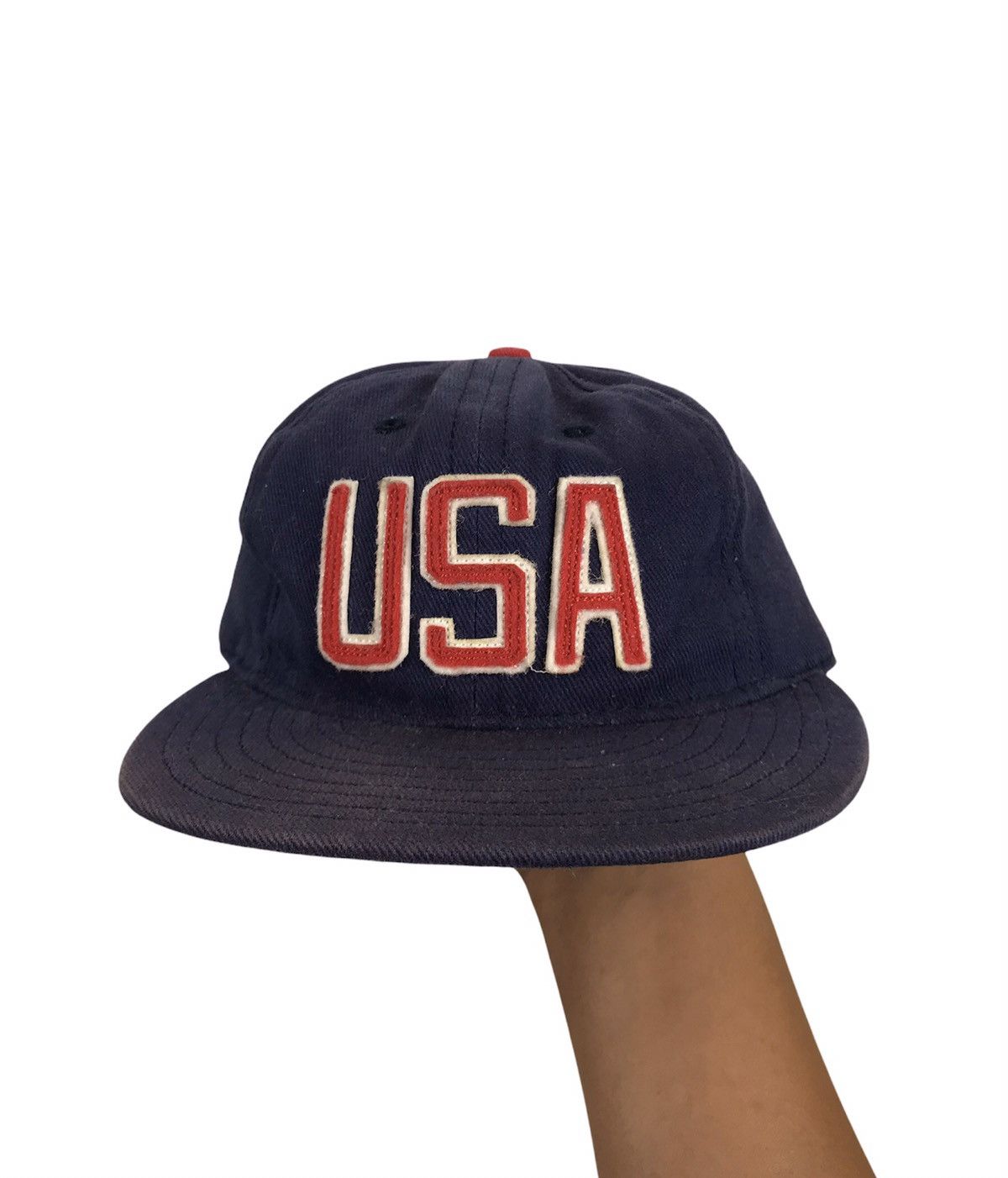 Ebbets Field Flannels × J.Crew Vintage Ebbets Field Flannel Collab J.Crew Leather Strap Cap Size ONE SIZE - 2 Thumbnail