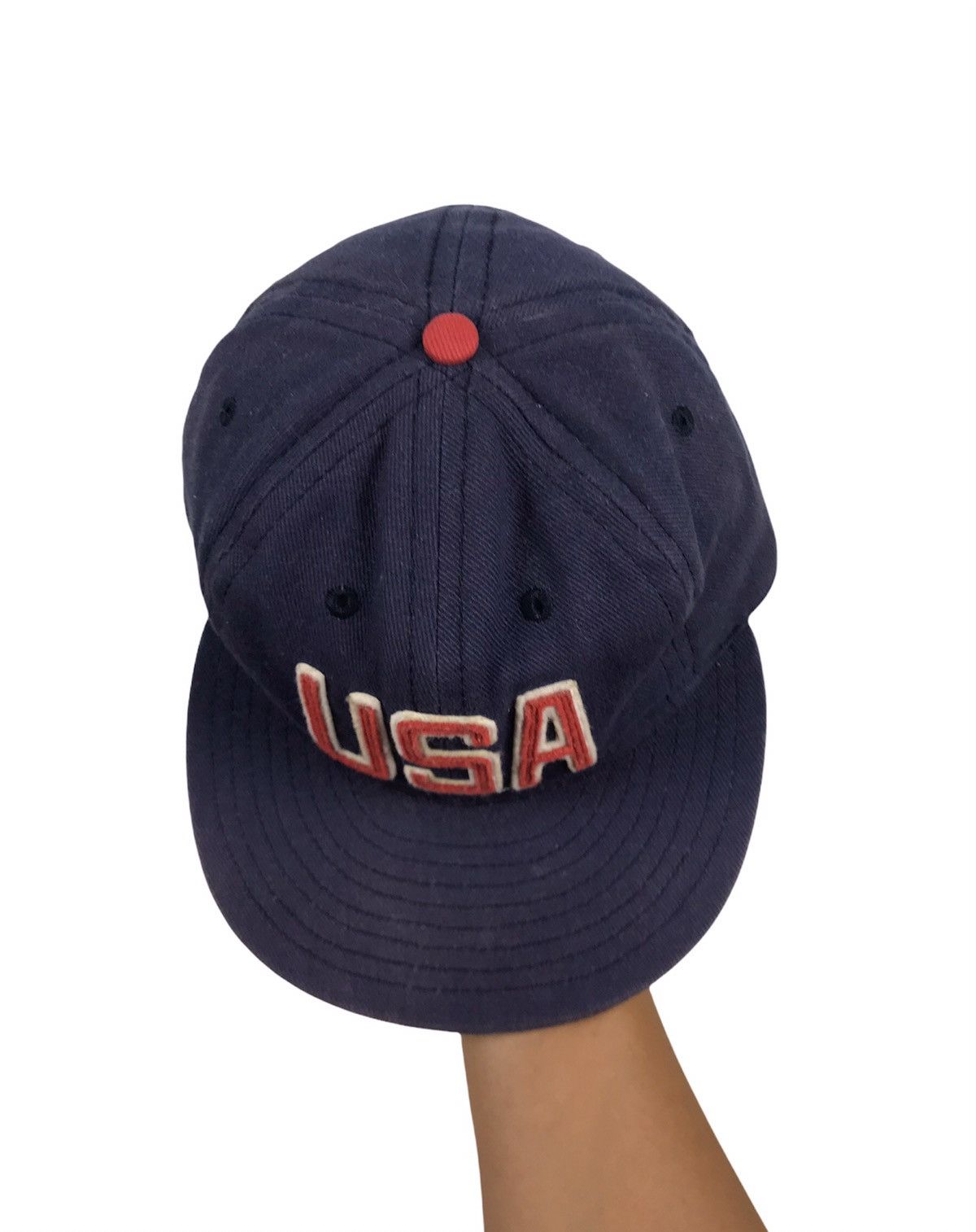 Ebbets Field Flannels × J.Crew Vintage Ebbets Field Flannel Collab J.Crew Leather Strap Cap Size ONE SIZE - 3 Thumbnail