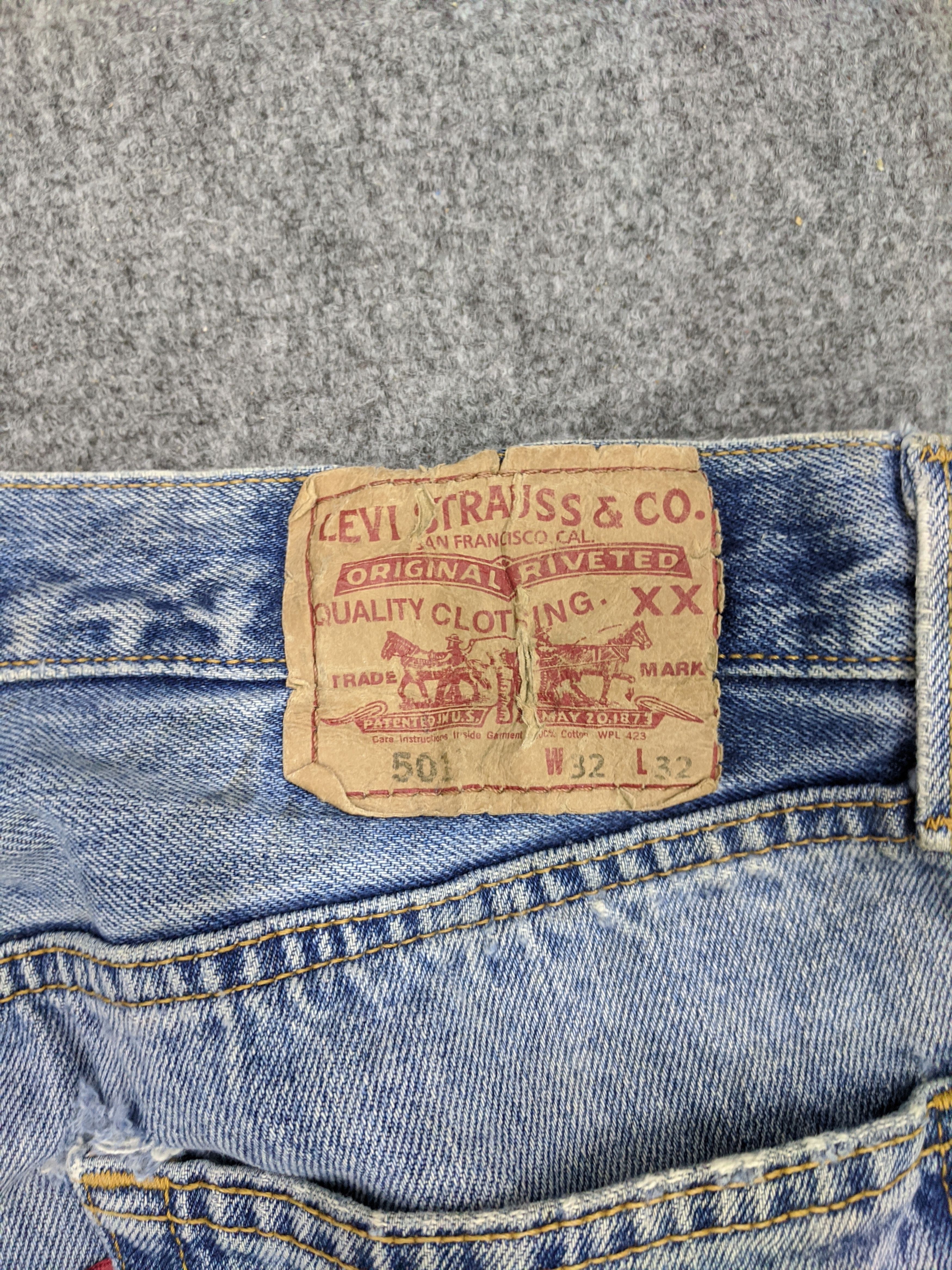 Levi's Vintage Levis 501 Jeans DP0677 Size US 35 - 5 Thumbnail