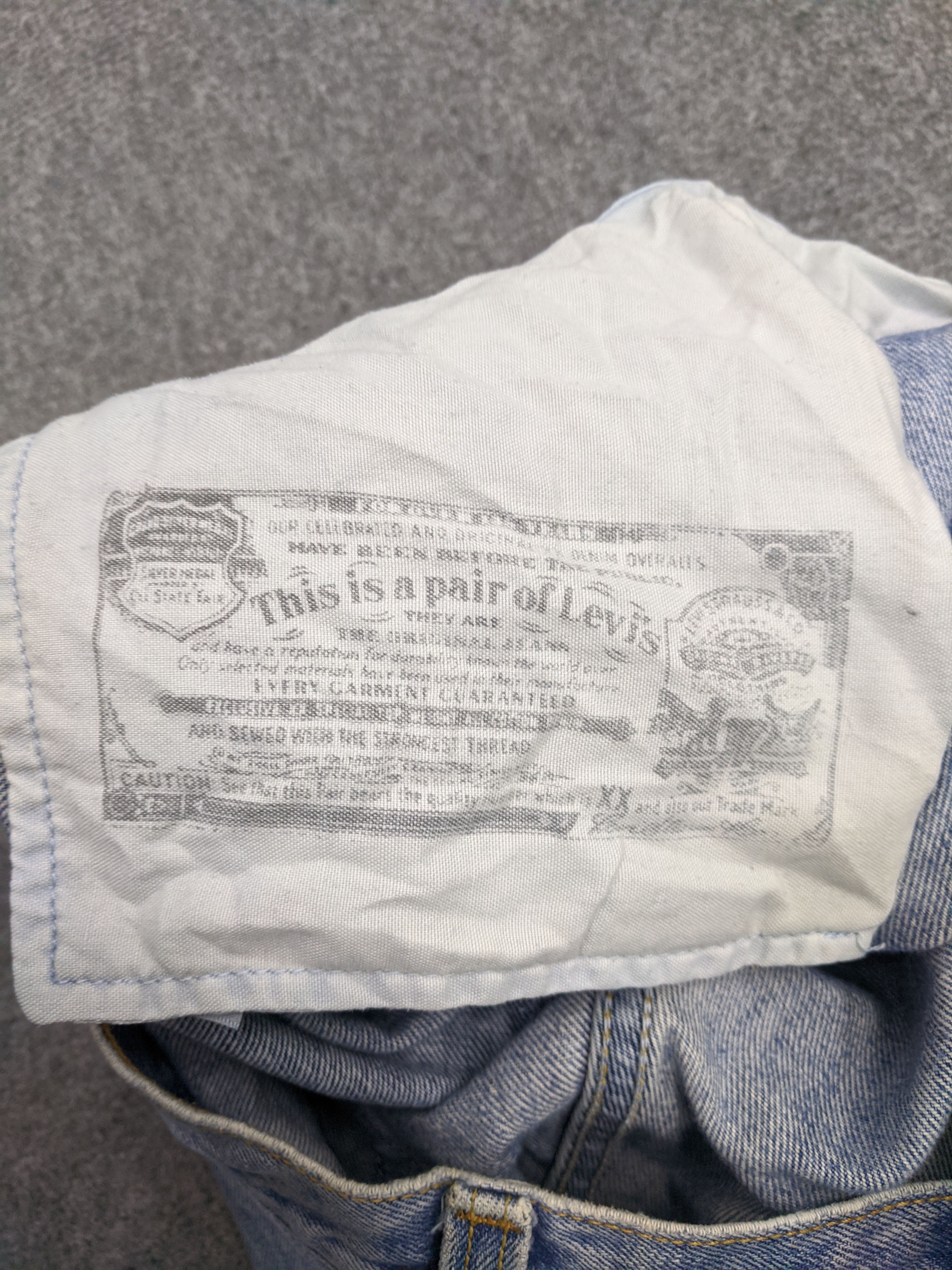 Levi's Vintage Levis 501 Jeans DP0677 Size US 35 - 21 Thumbnail