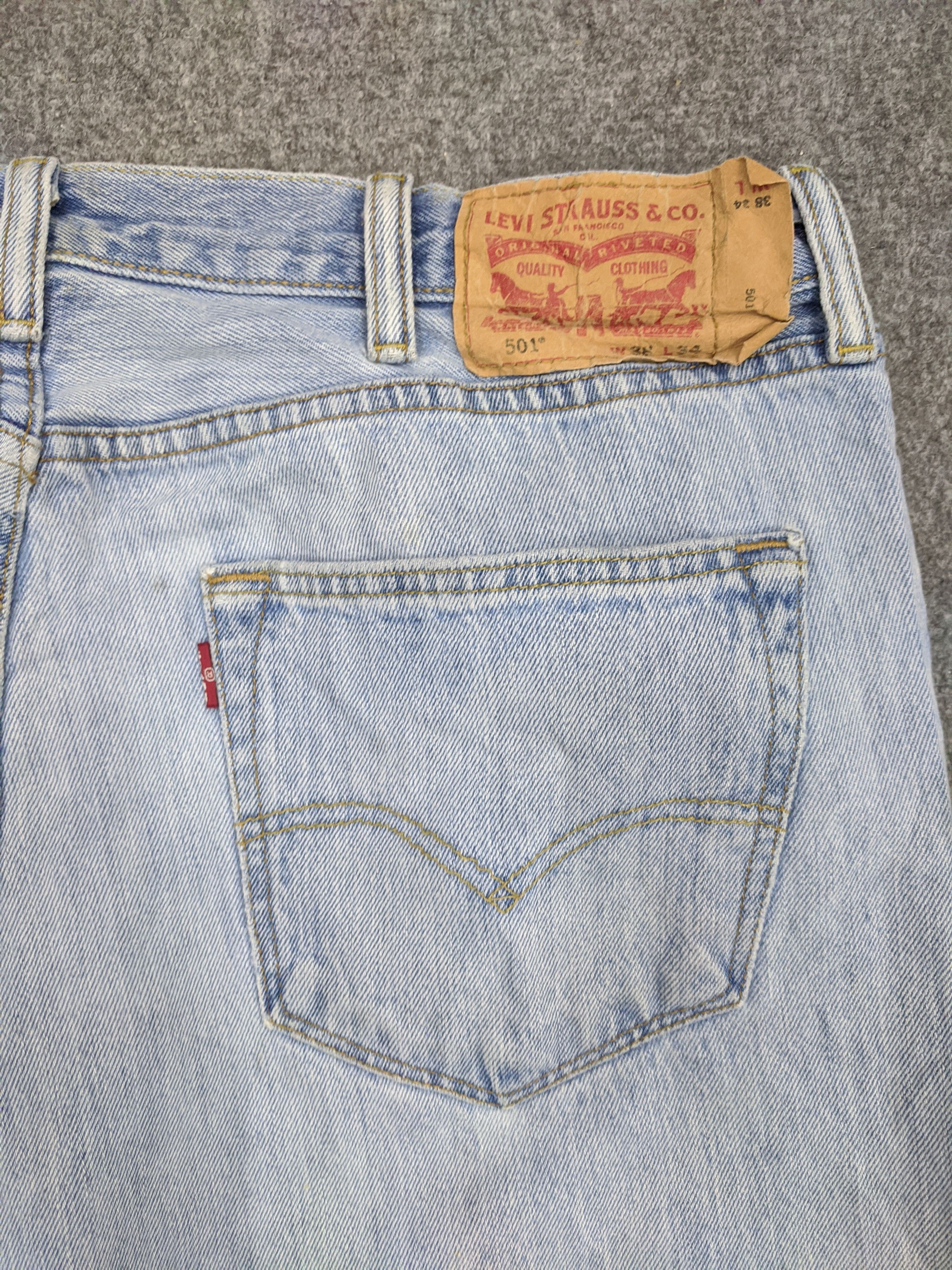 Levi's Vintage 90s Levis 501 Jeans DP0688 Size US 39 - 10 Thumbnail