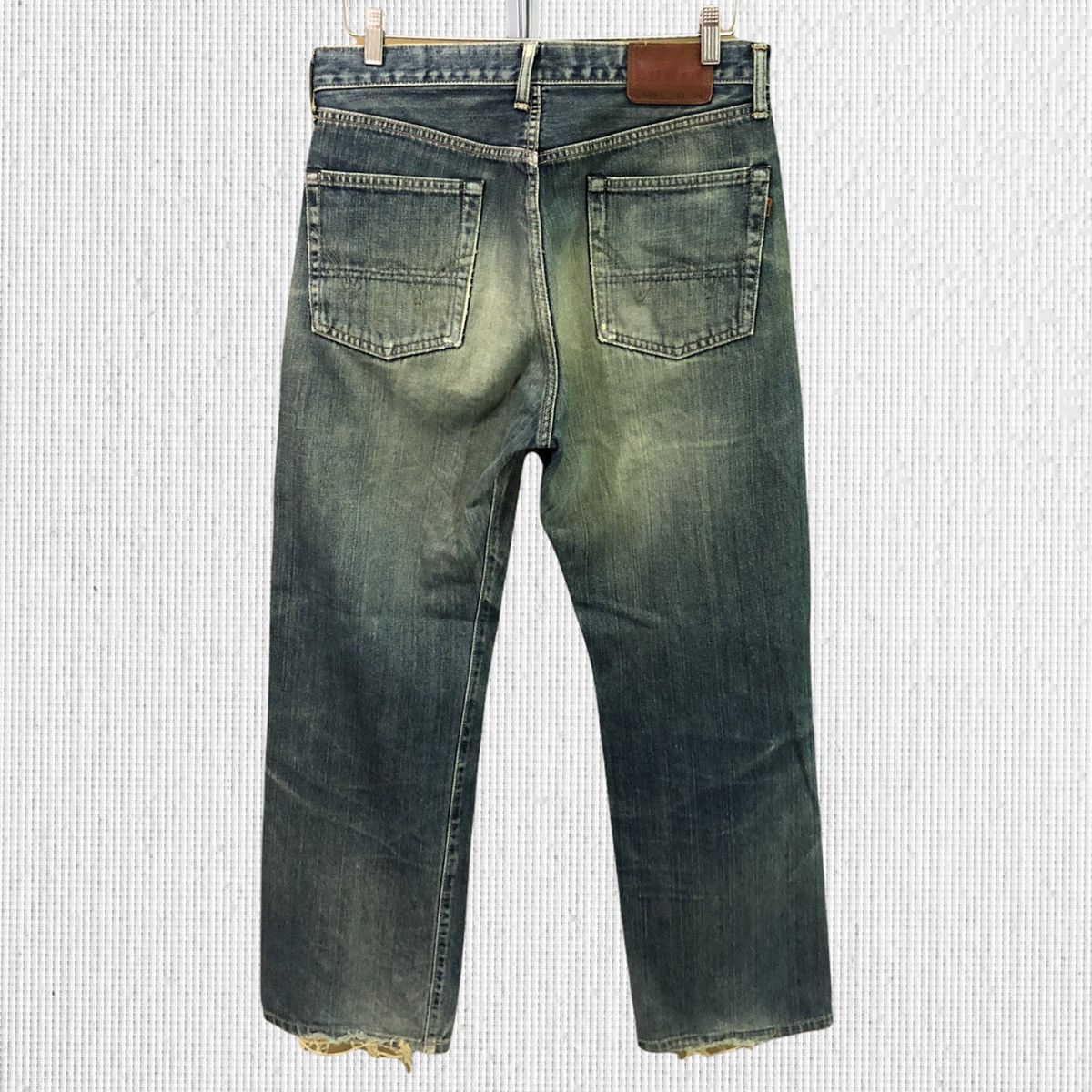 Edwin × Japanese Brand Vintage Edwin 505x Distressed Denim Jeans Size US 31 - 2 Thumbnail