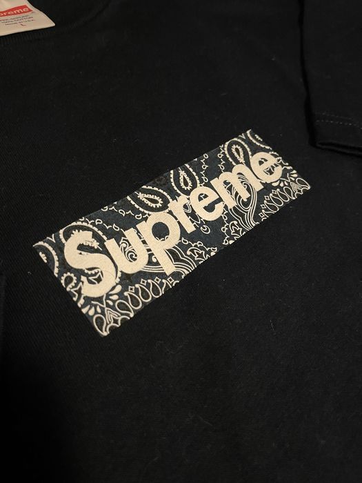 Supreme best sale paisley tee