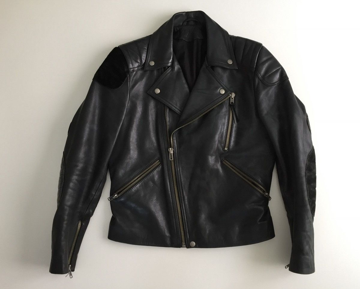 Acne Studios Leather Jacket POP CLASSIC | Grailed
