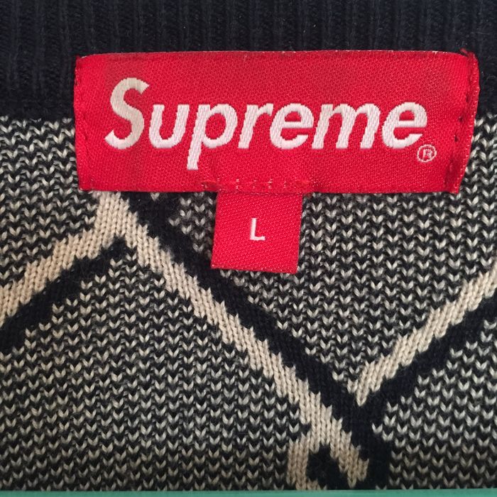 Supreme Supreme chain link sweater | Grailed